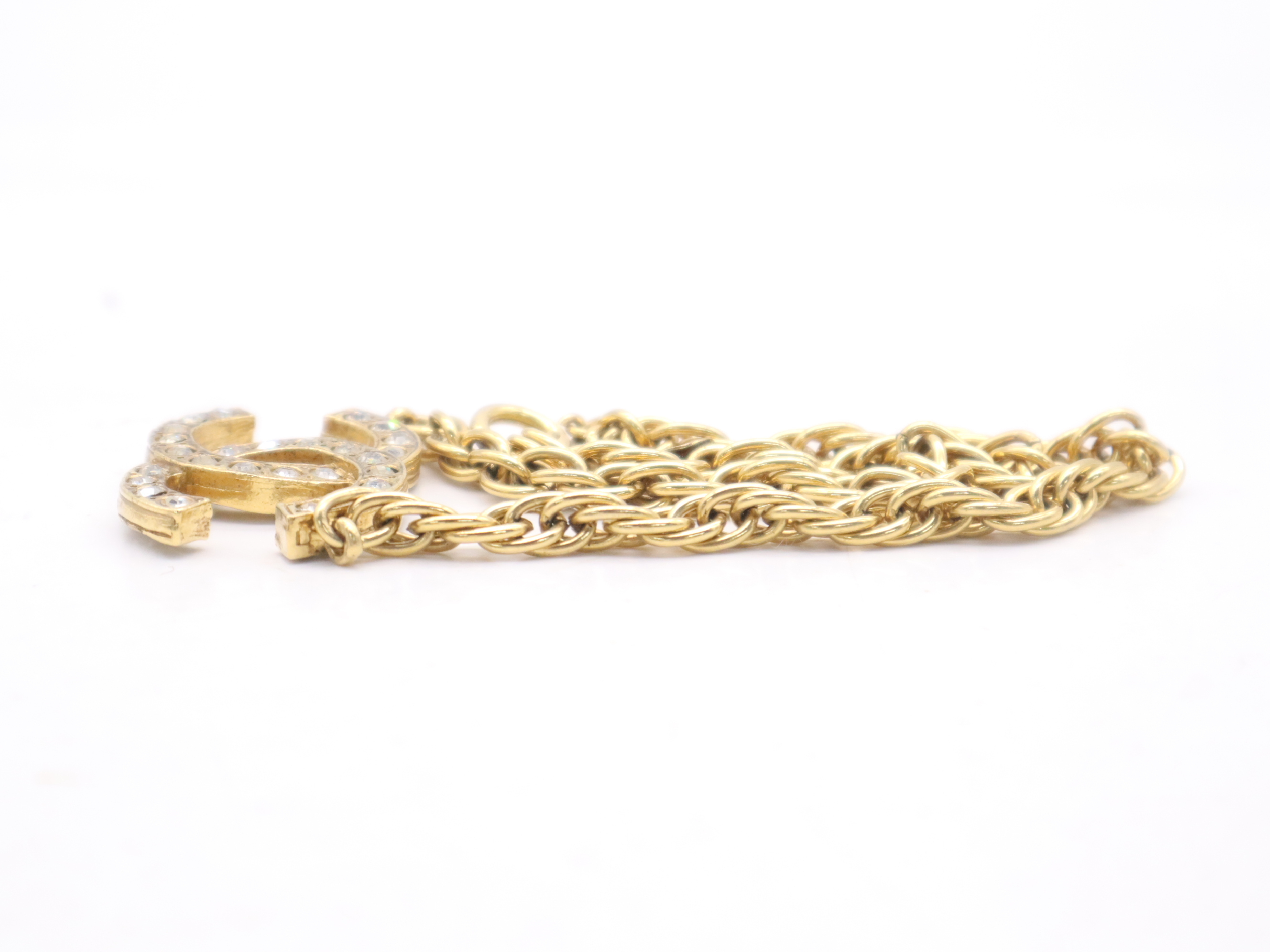 Gold Vintage Chain Necklace — view 5