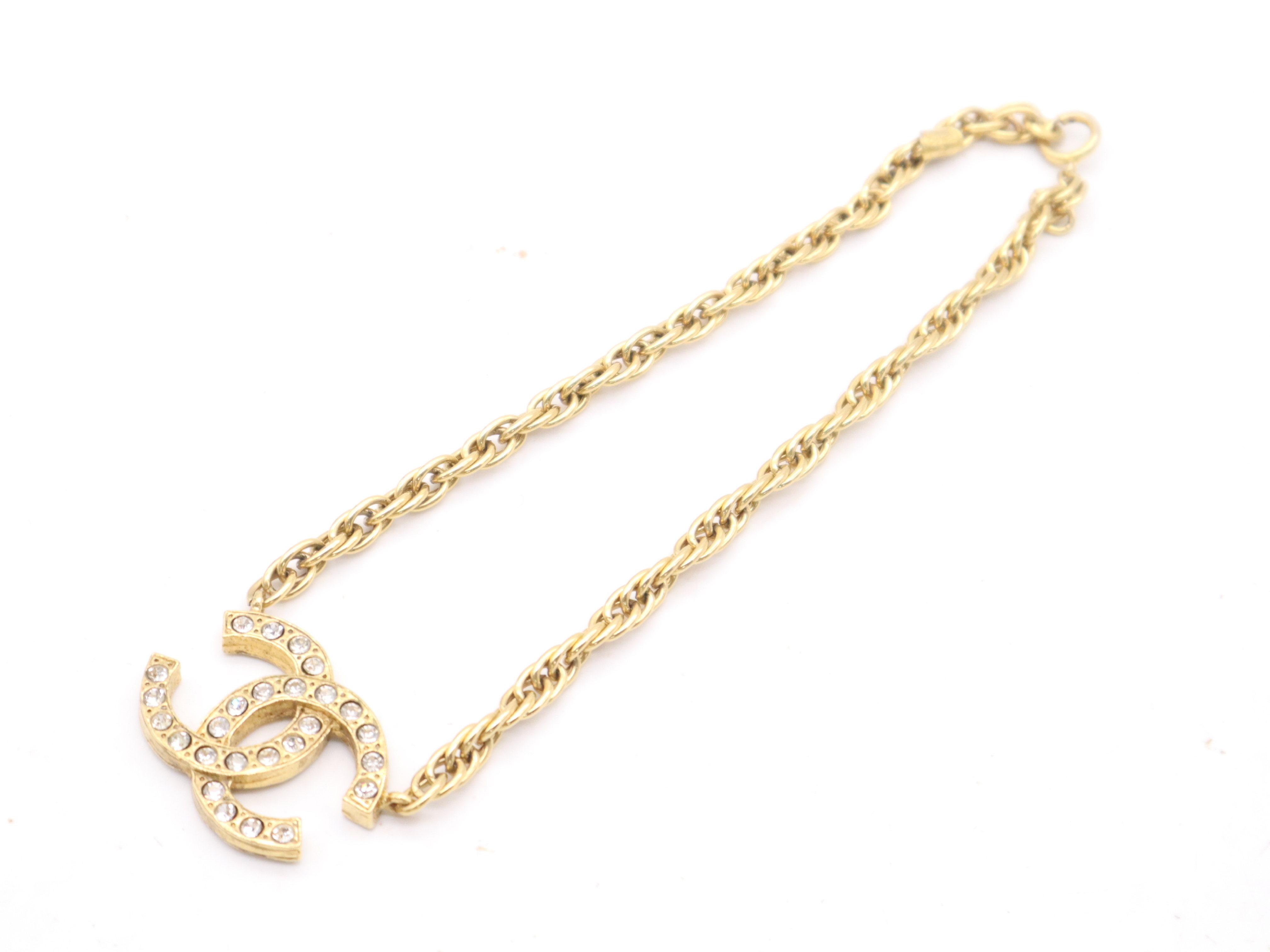 Gold Vintage Chain Necklace — view 6