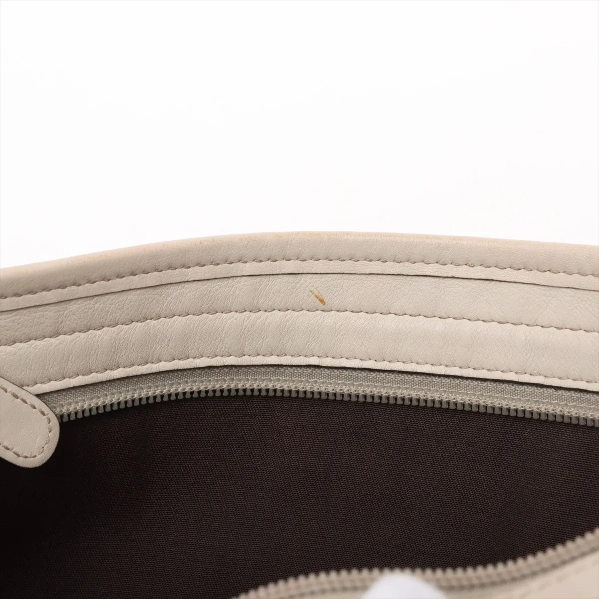 GG Canvas x Leather Shoulder Bag Beige 388924 Outlet — view 14
