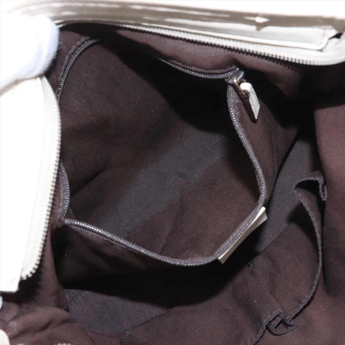 GG Canvas x Leather Shoulder Bag Beige 388924 Outlet — view 7