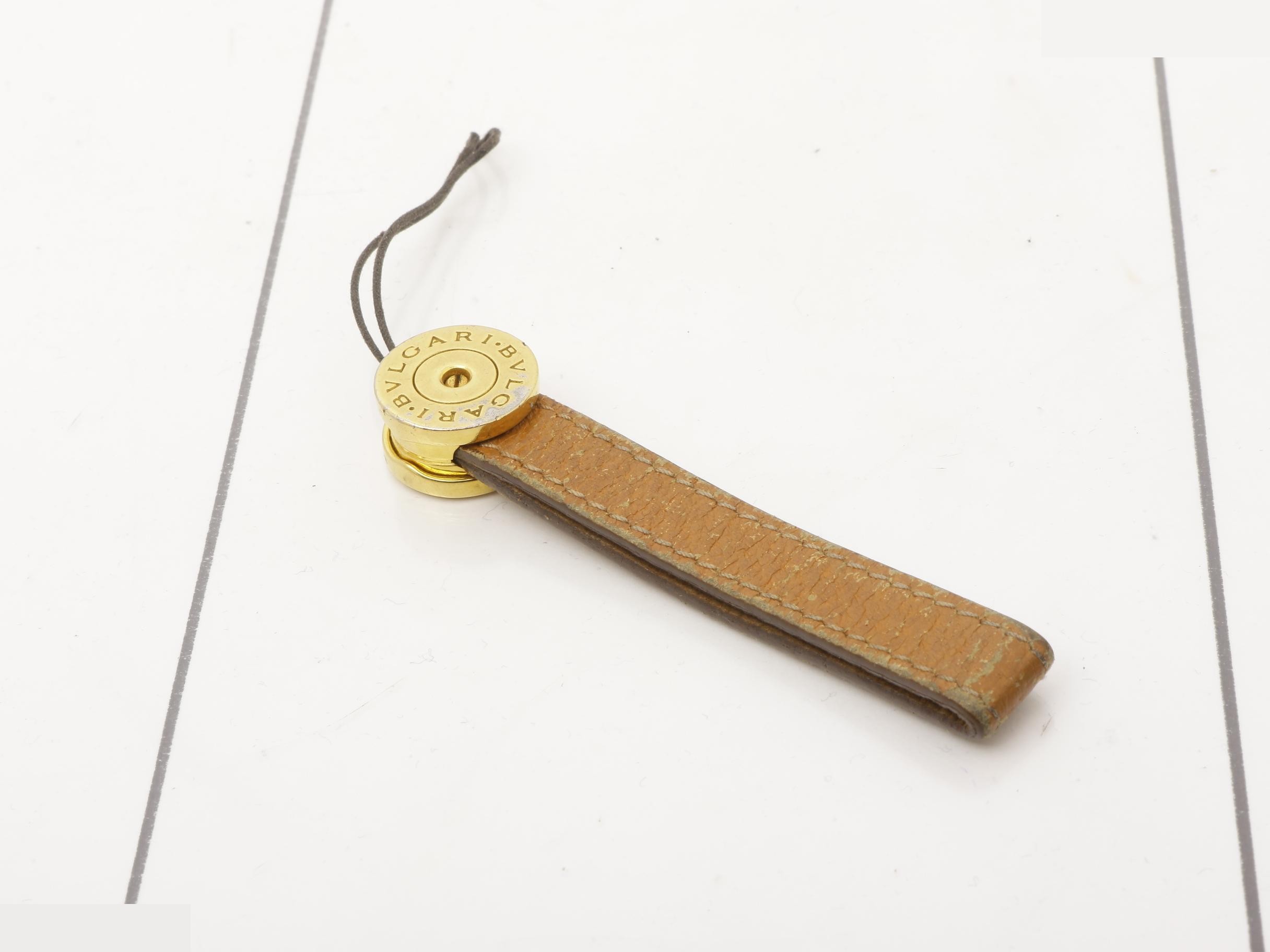 Bulgari cell phone strap/keychain — view 2