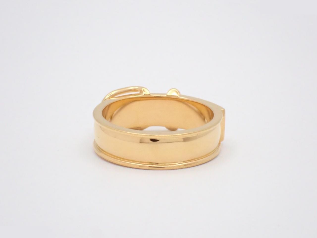 Belt motif scarf ring — view 2