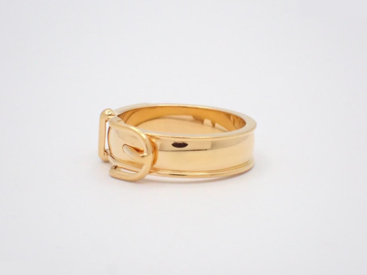 Belt motif scarf ring — view 3