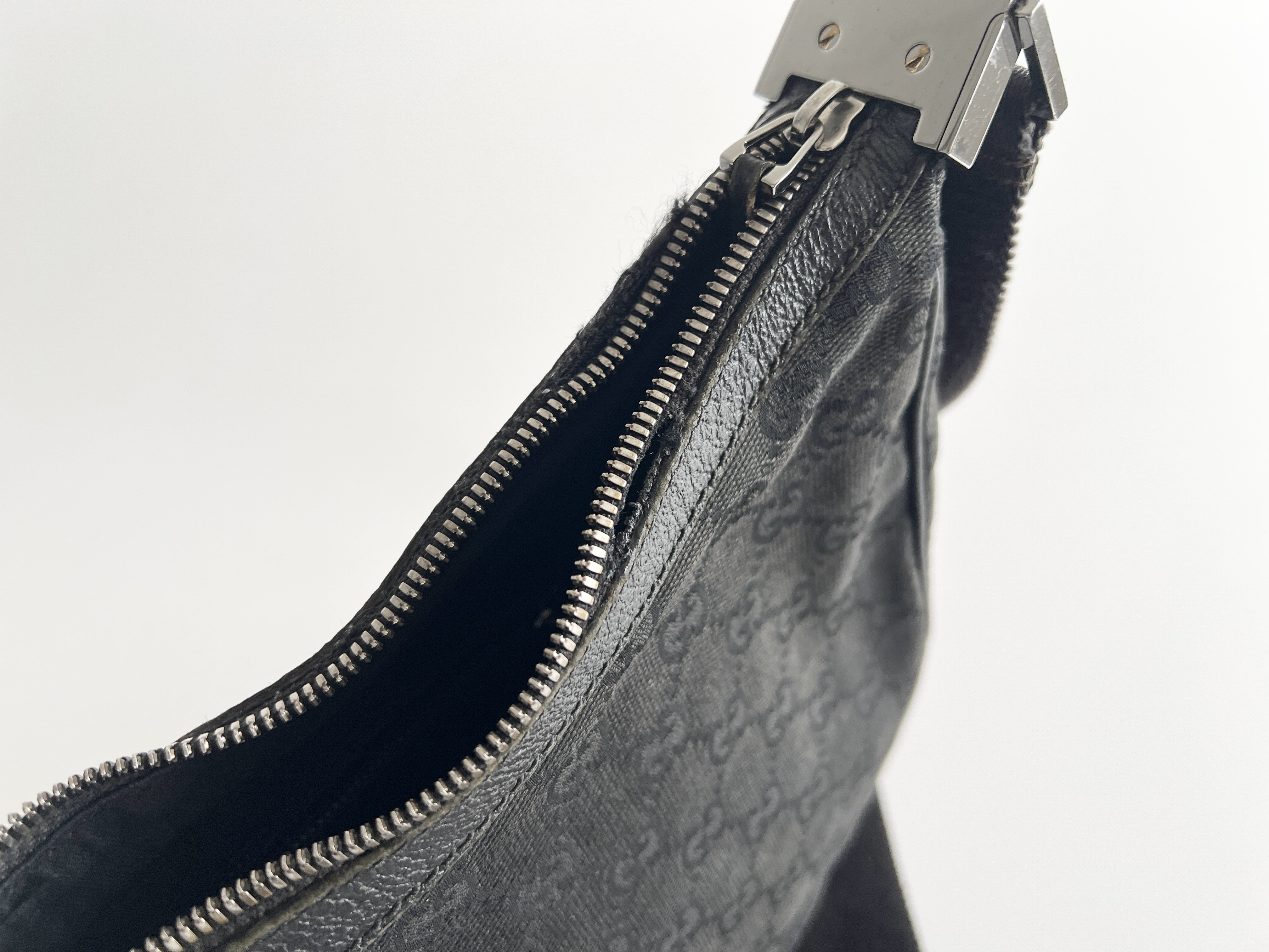 GG Moon Hobo Canvas Leather Shoulder Bag (One Shoulder Bag) — view 10