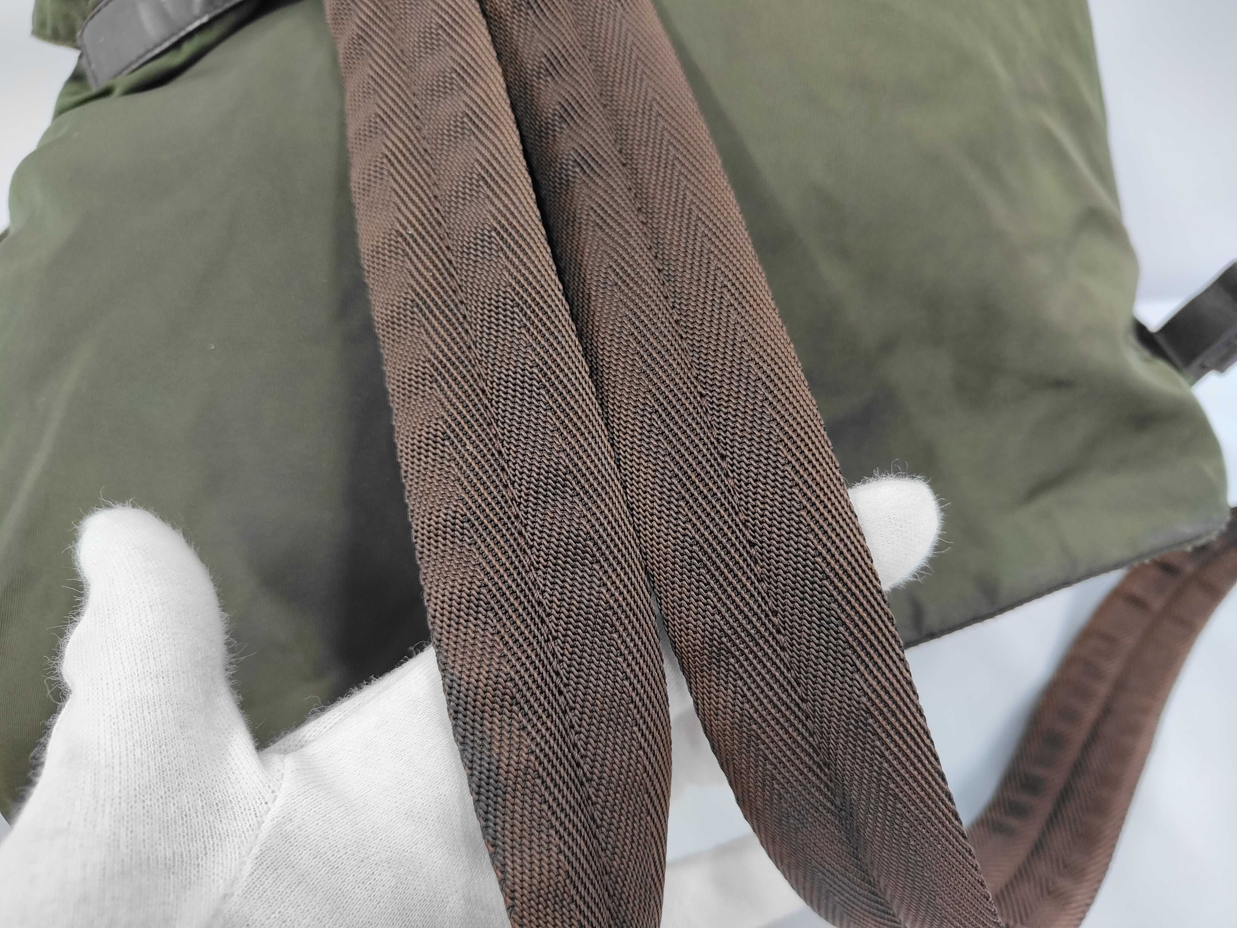 nylon backpack, khaki. — view 5