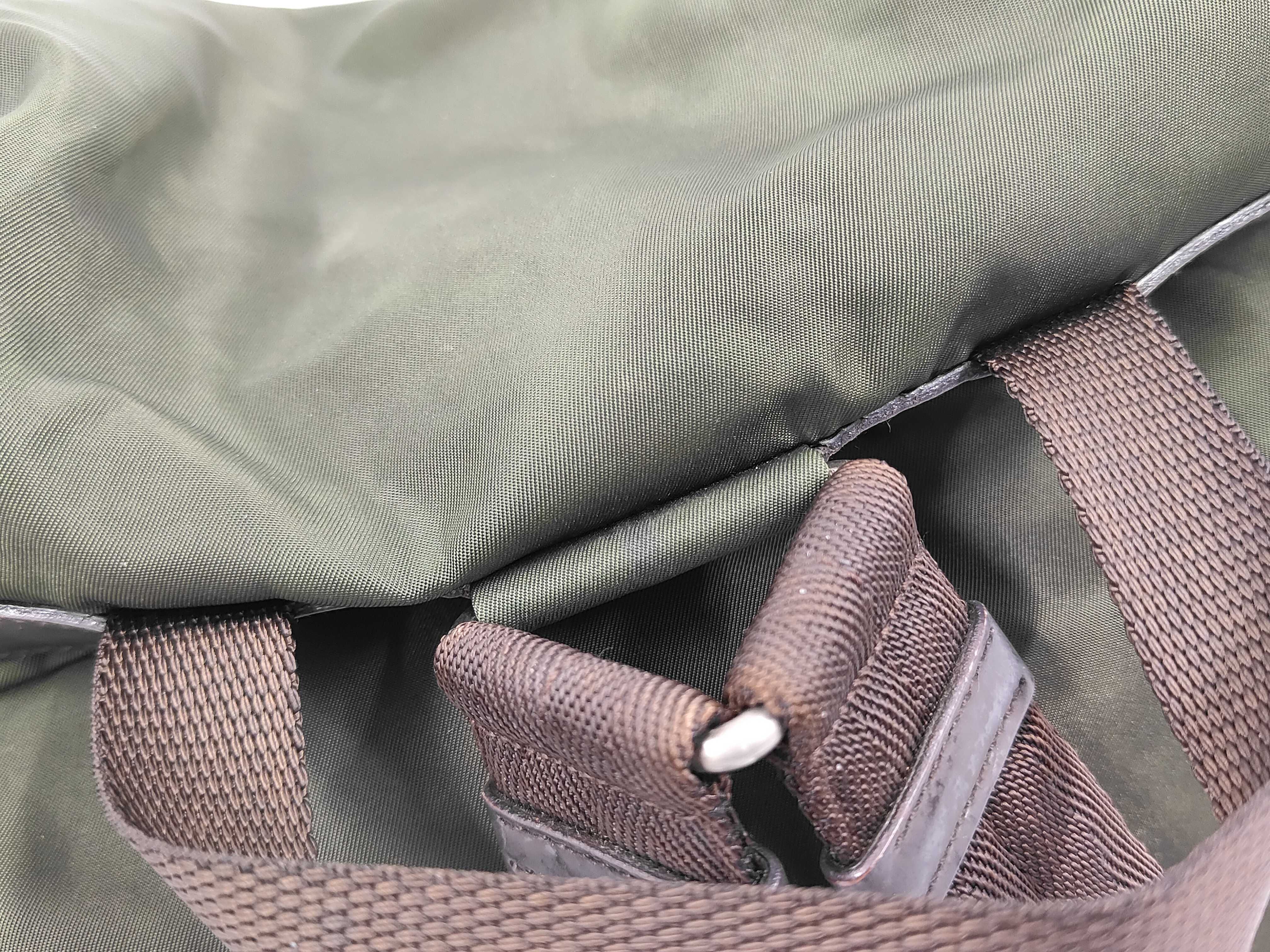 nylon backpack, khaki. — view 6