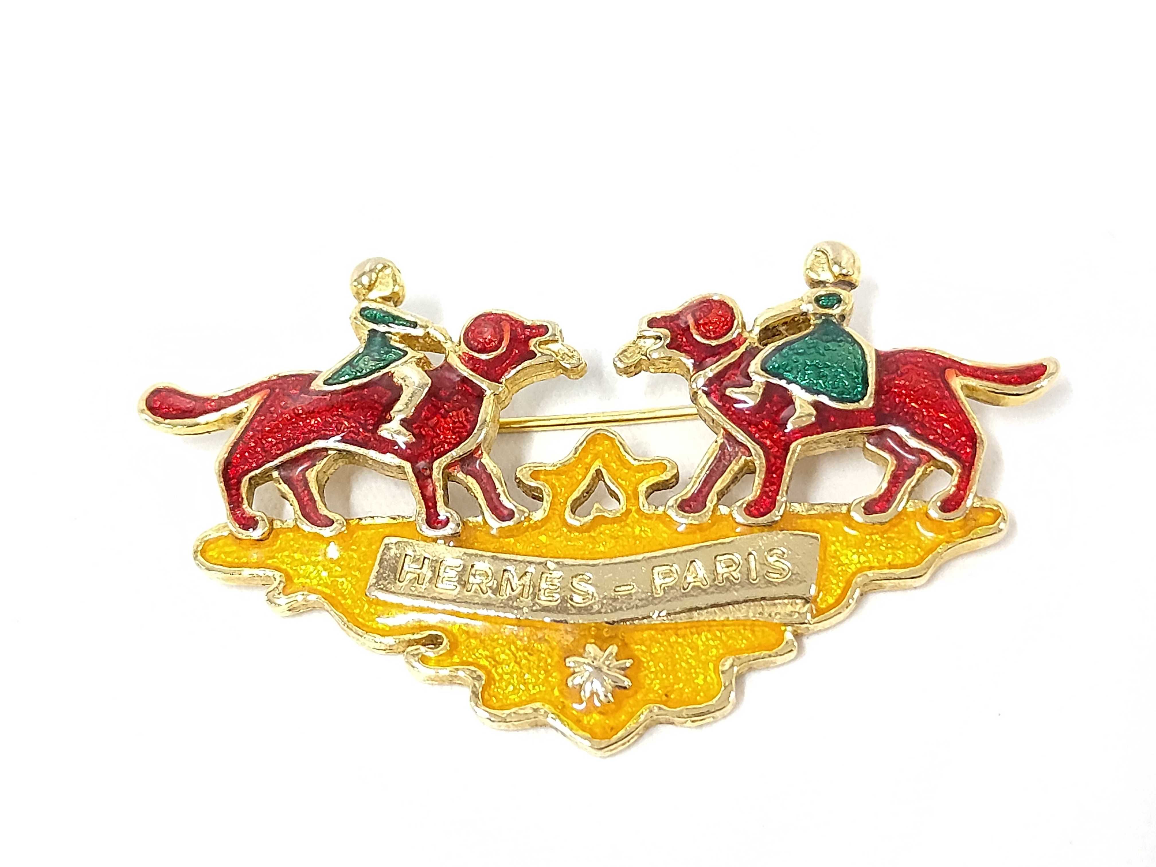 enamel brooch