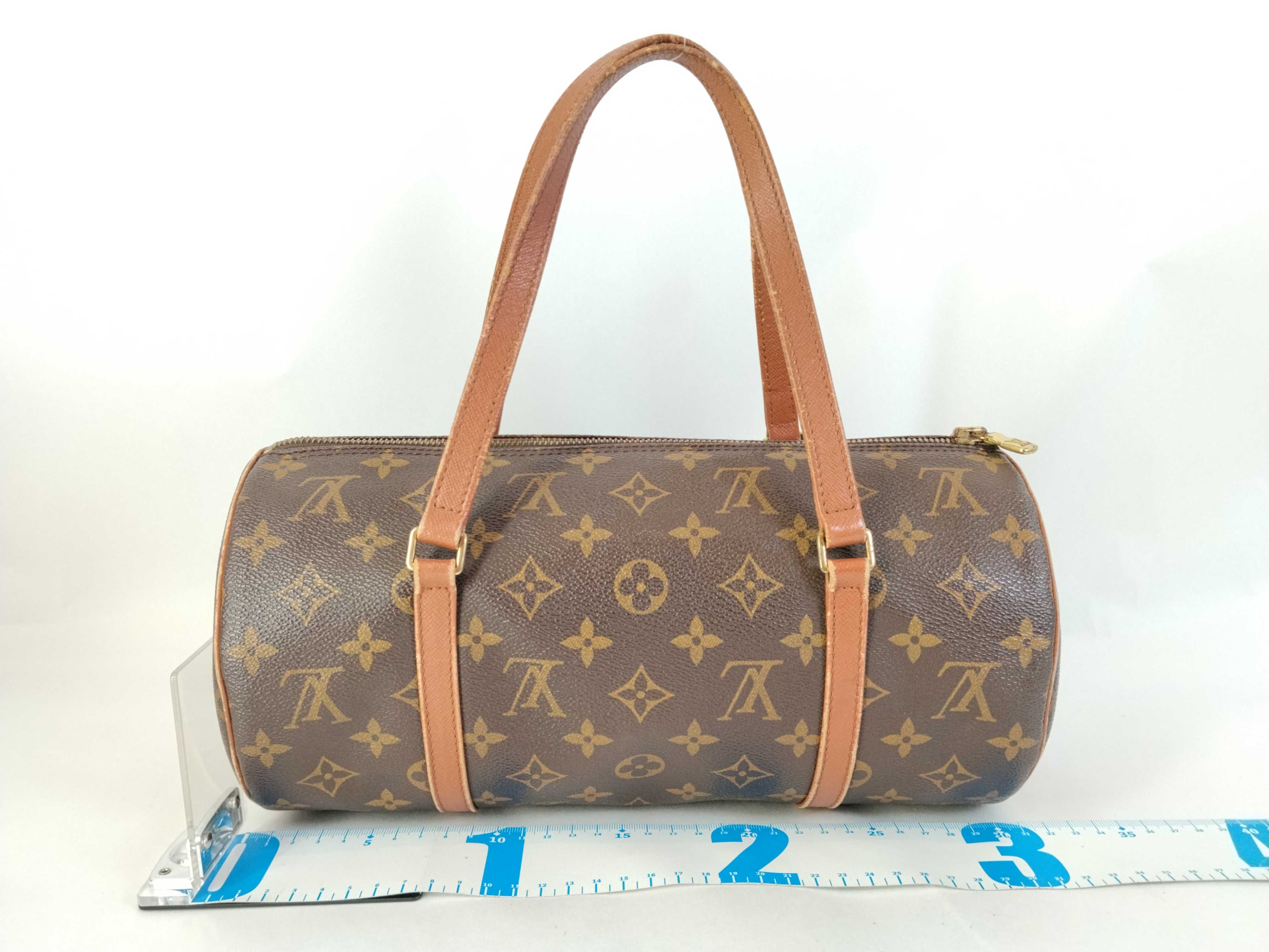 Monogram Louis Vuitton Papillon 30 (older model) M51365 Monogram Handbag — view 2