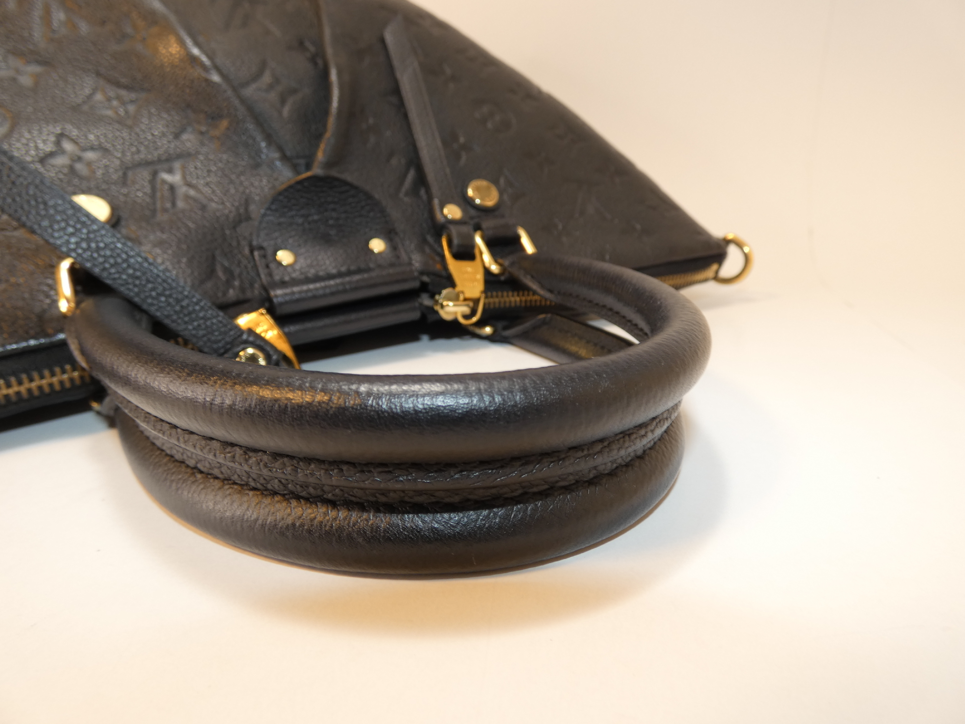 2-way Mazarine PM Empreinte Black Handbag — view 4