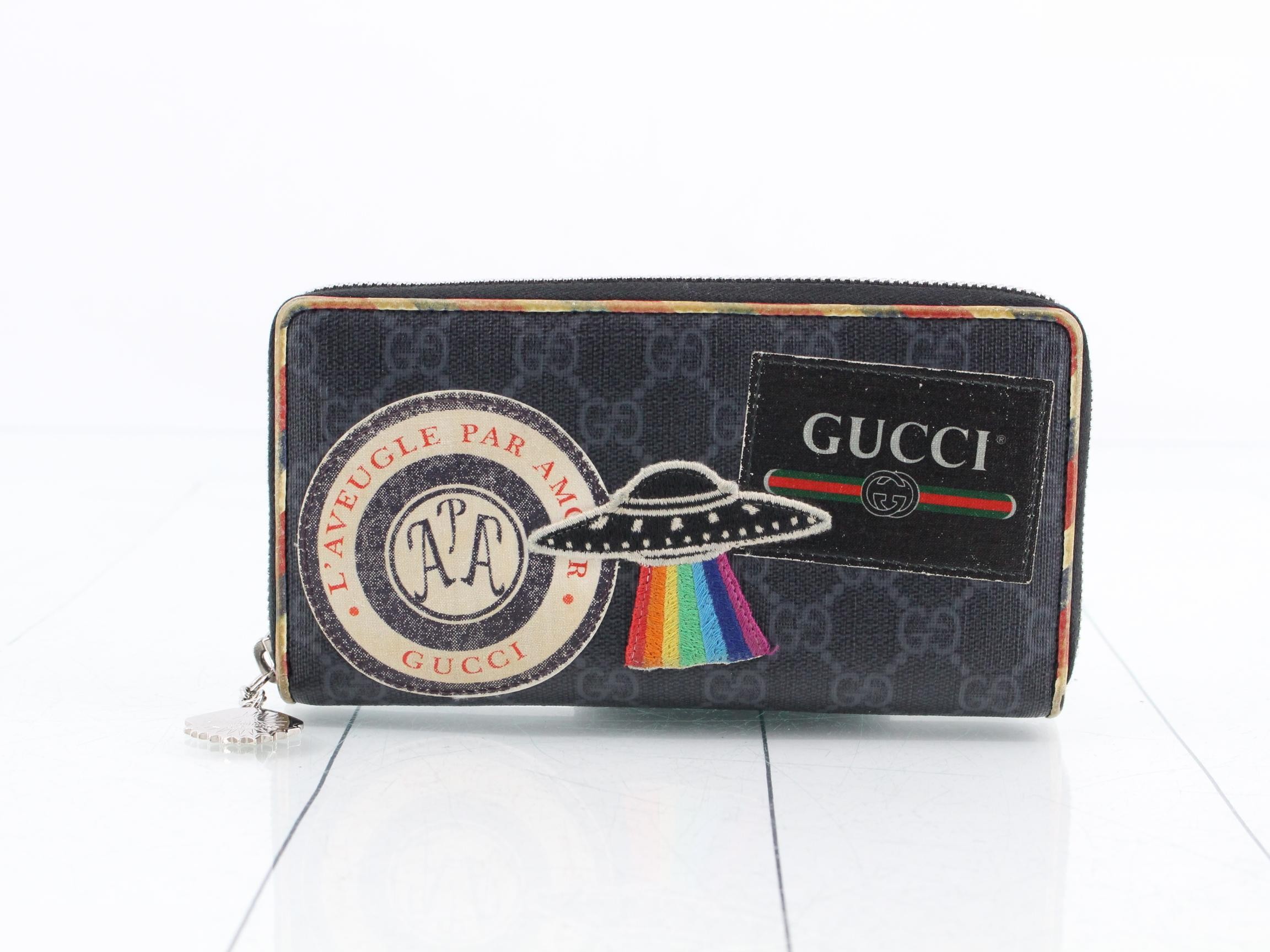 Courier Long Wallet, PVC, Dark Gray