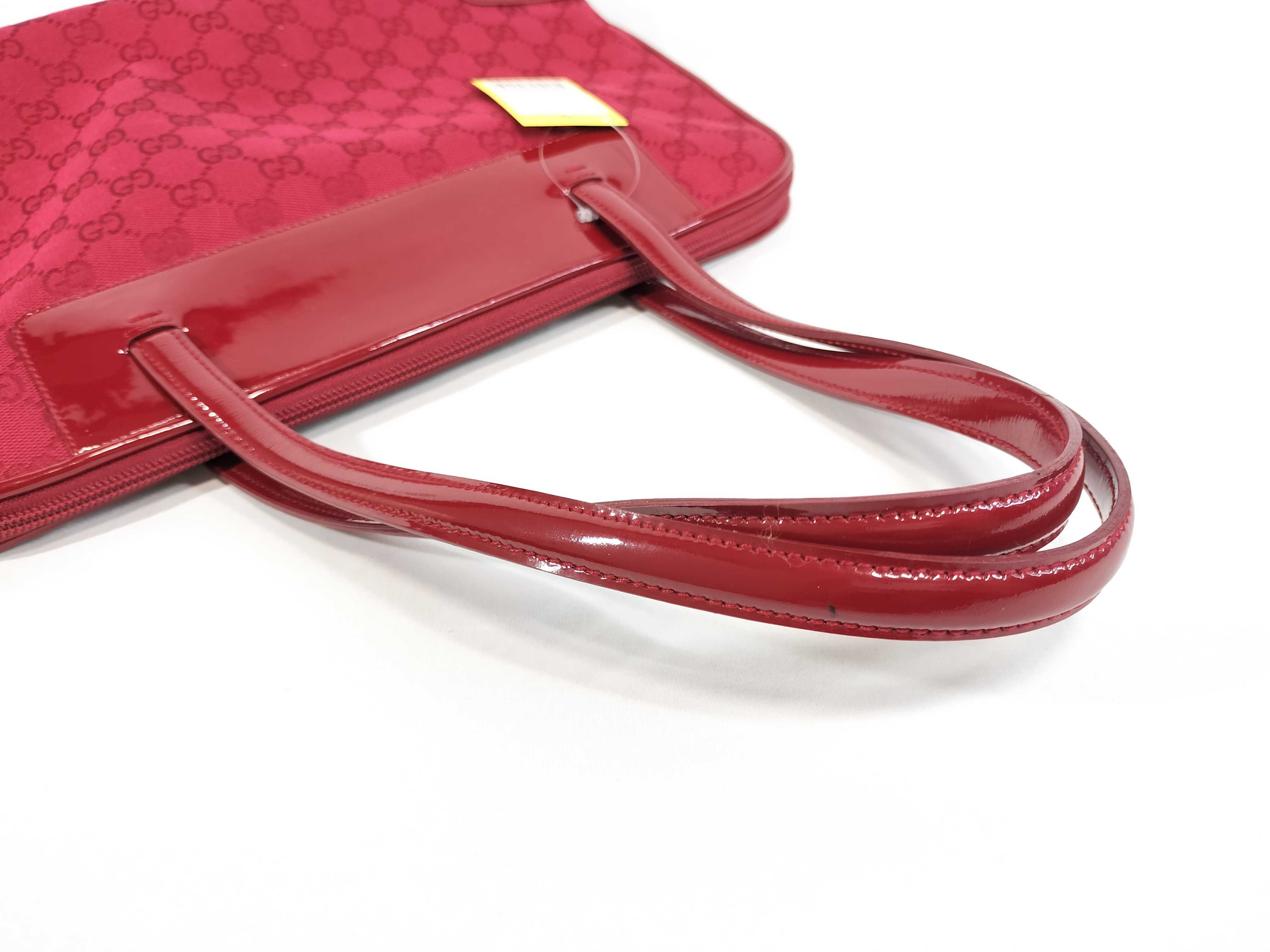 GG Canvas Red 002 1122 2684 Tote Bag — view 3
