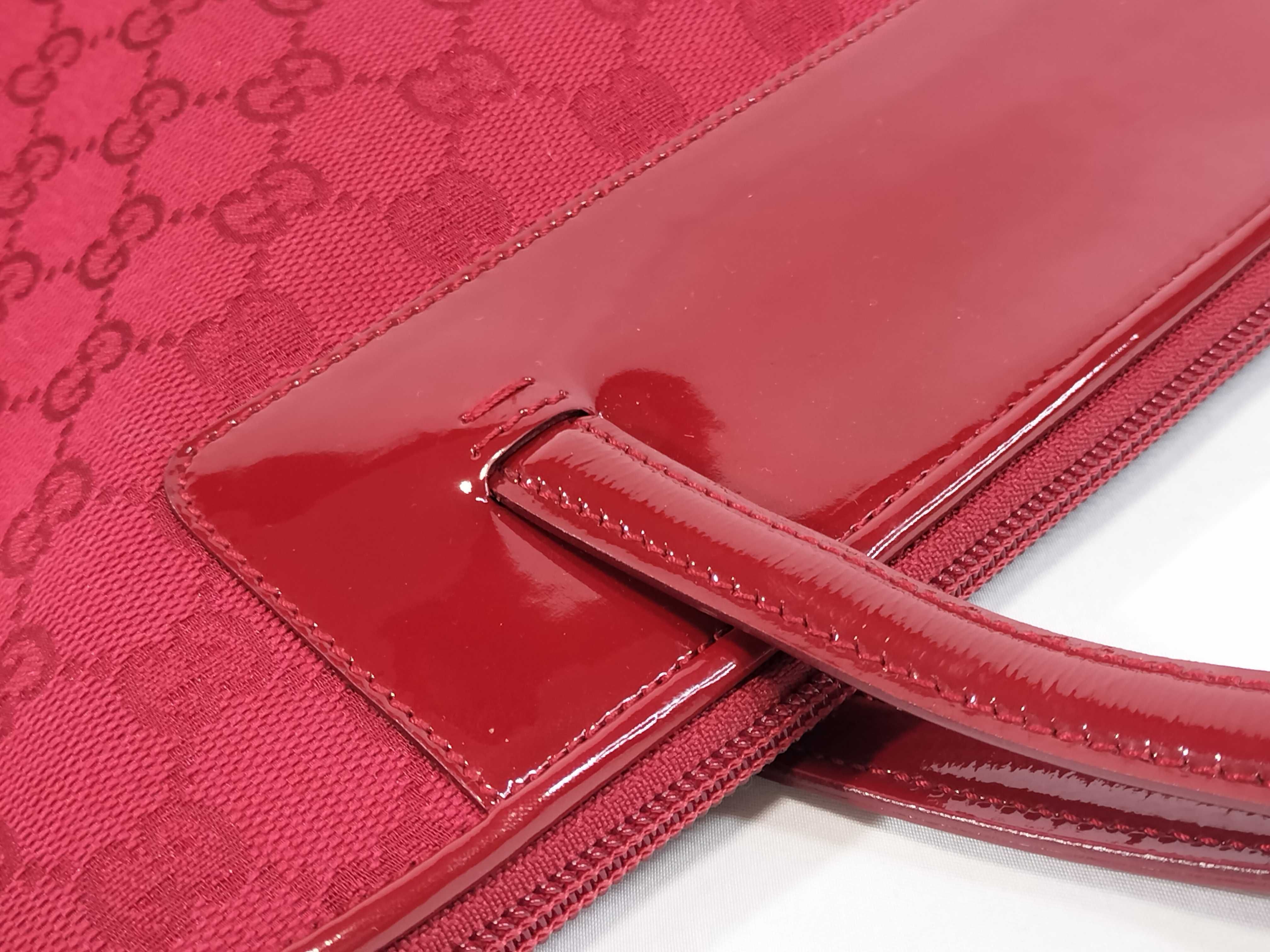 GG Canvas Red 002 1122 2684 Tote Bag — view 5
