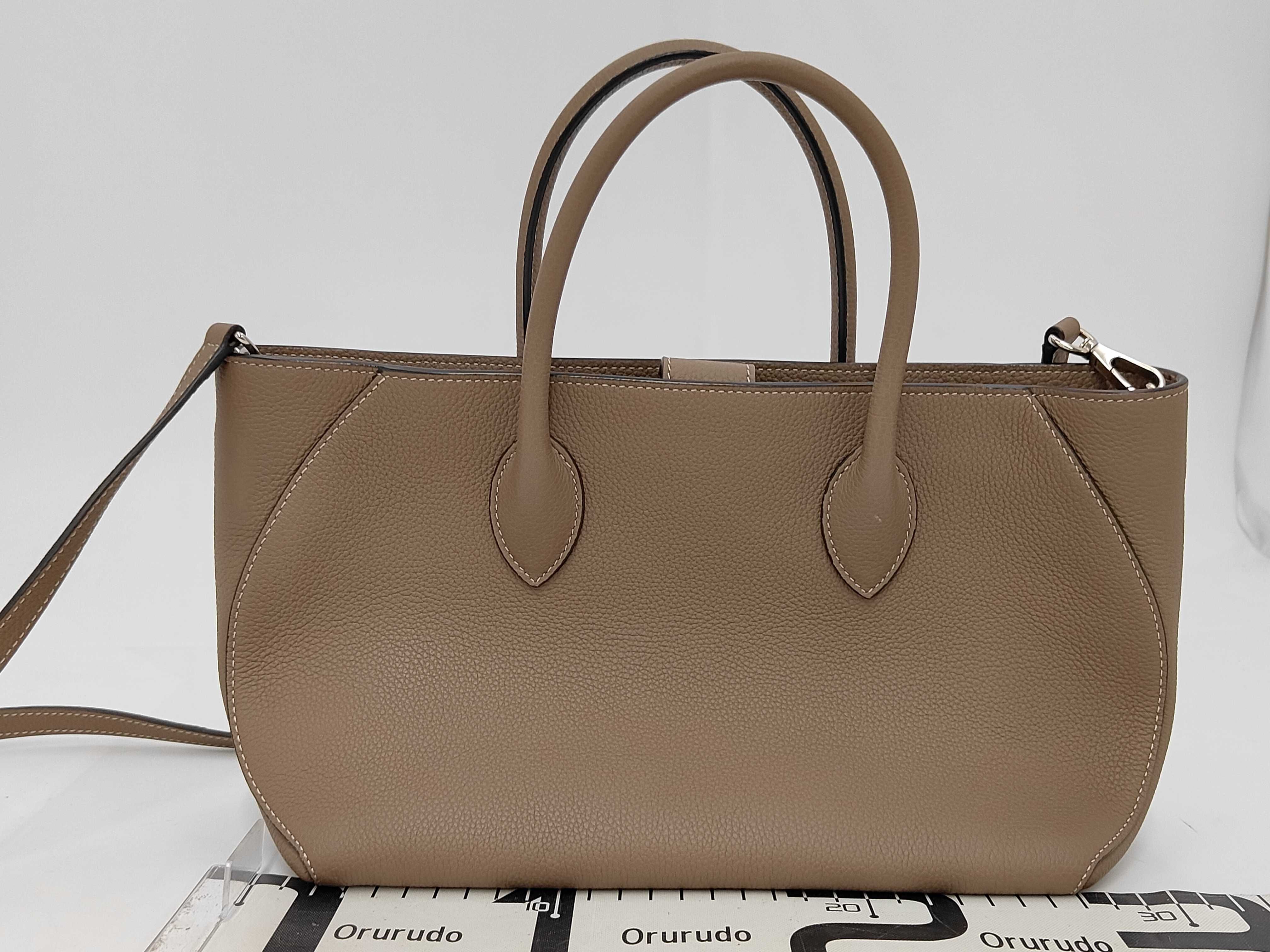 Bonaventura Mia 27 2WAY Etoup Leather Handbag — view 2