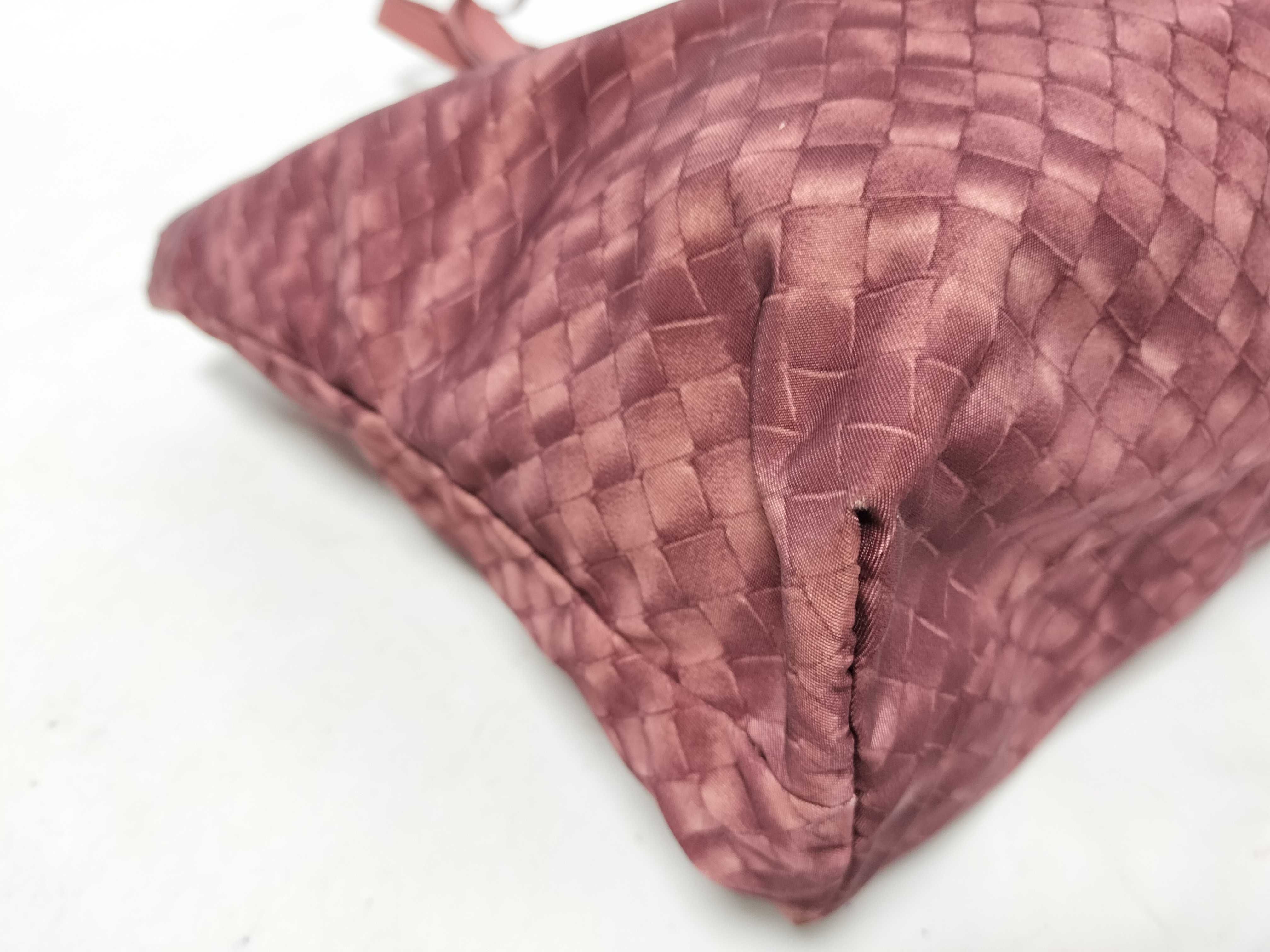 Intrecciato Bottega Veneta Intrecciato Illusion Nylon x Leather Tote Bag — view 7