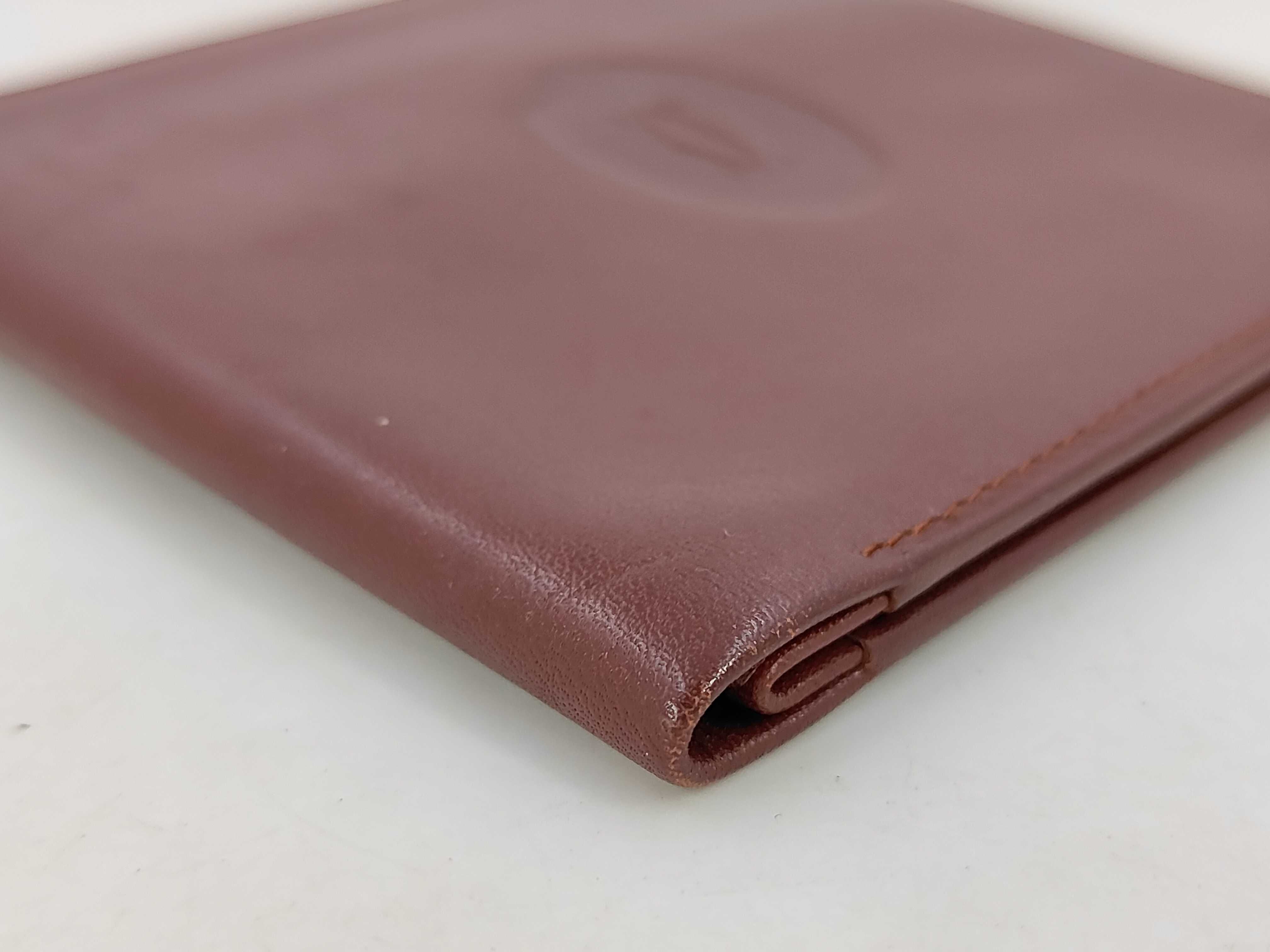Must Bi-fold Wallet, Bordeaux Leather Wallet — view 3