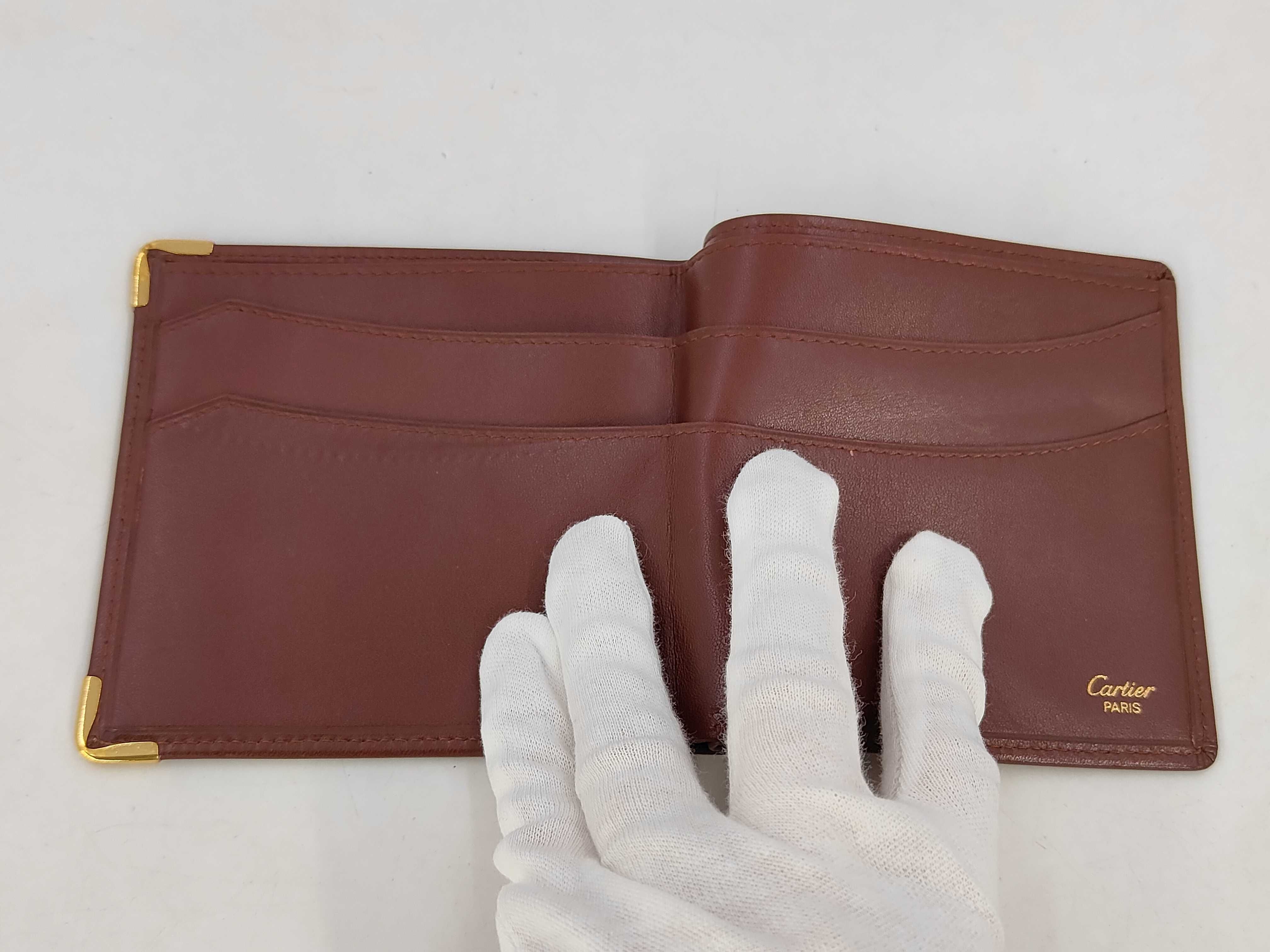 Must Bi-fold Wallet, Bordeaux Leather Wallet — view 4