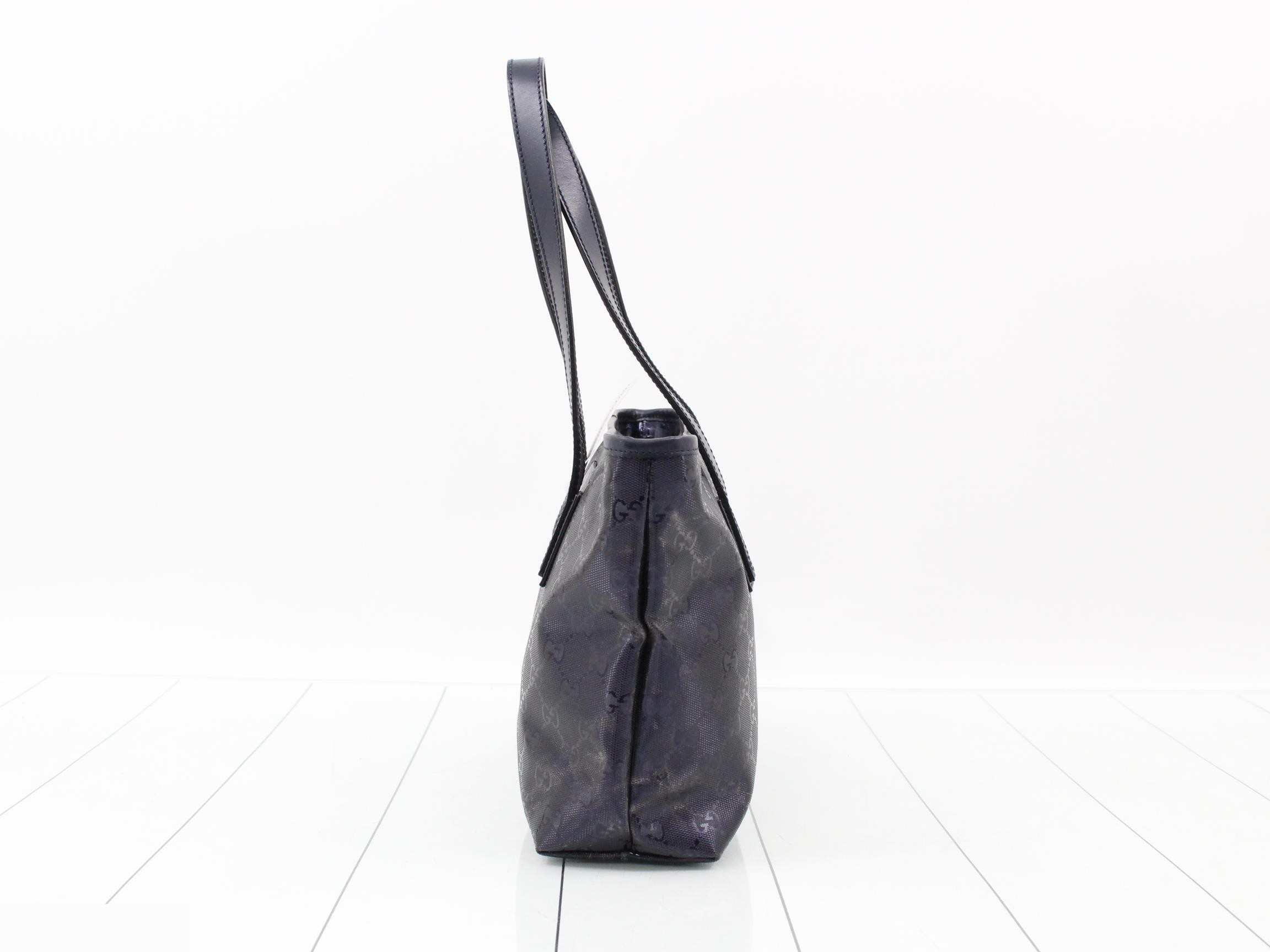 GG PVC x Leather Shoulder Tote Bag — view 3