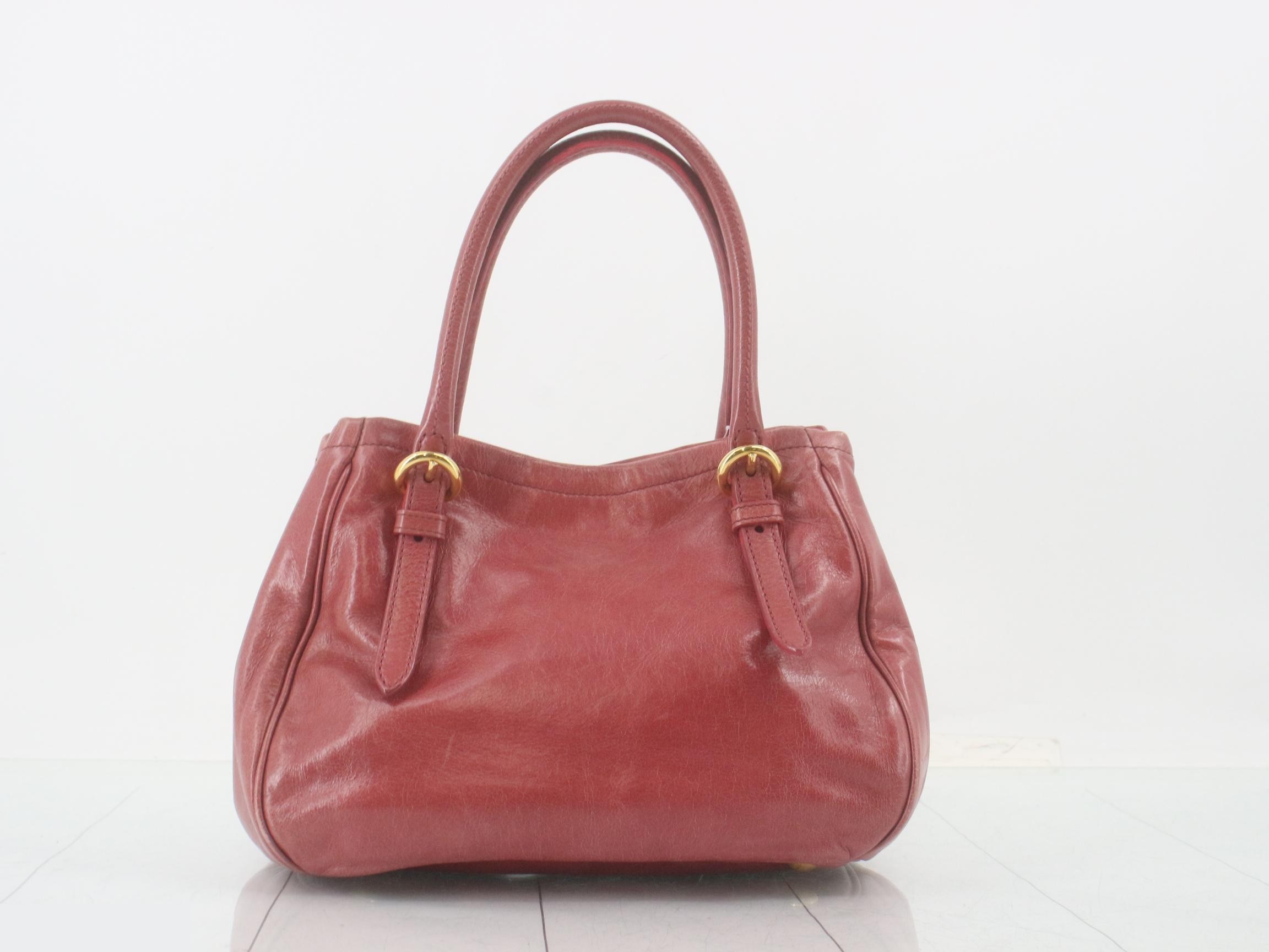 Other lines: Bags - 2-way bag with long strap, leather, red — view 2