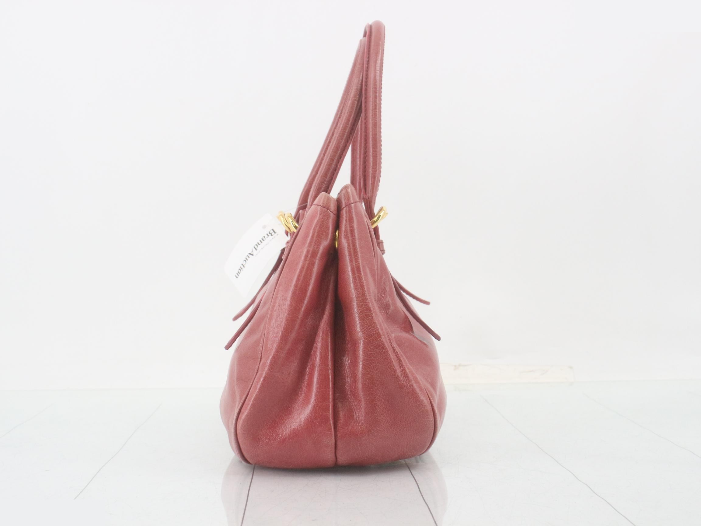 Other lines: Bags - 2-way bag with long strap, leather, red — view 3