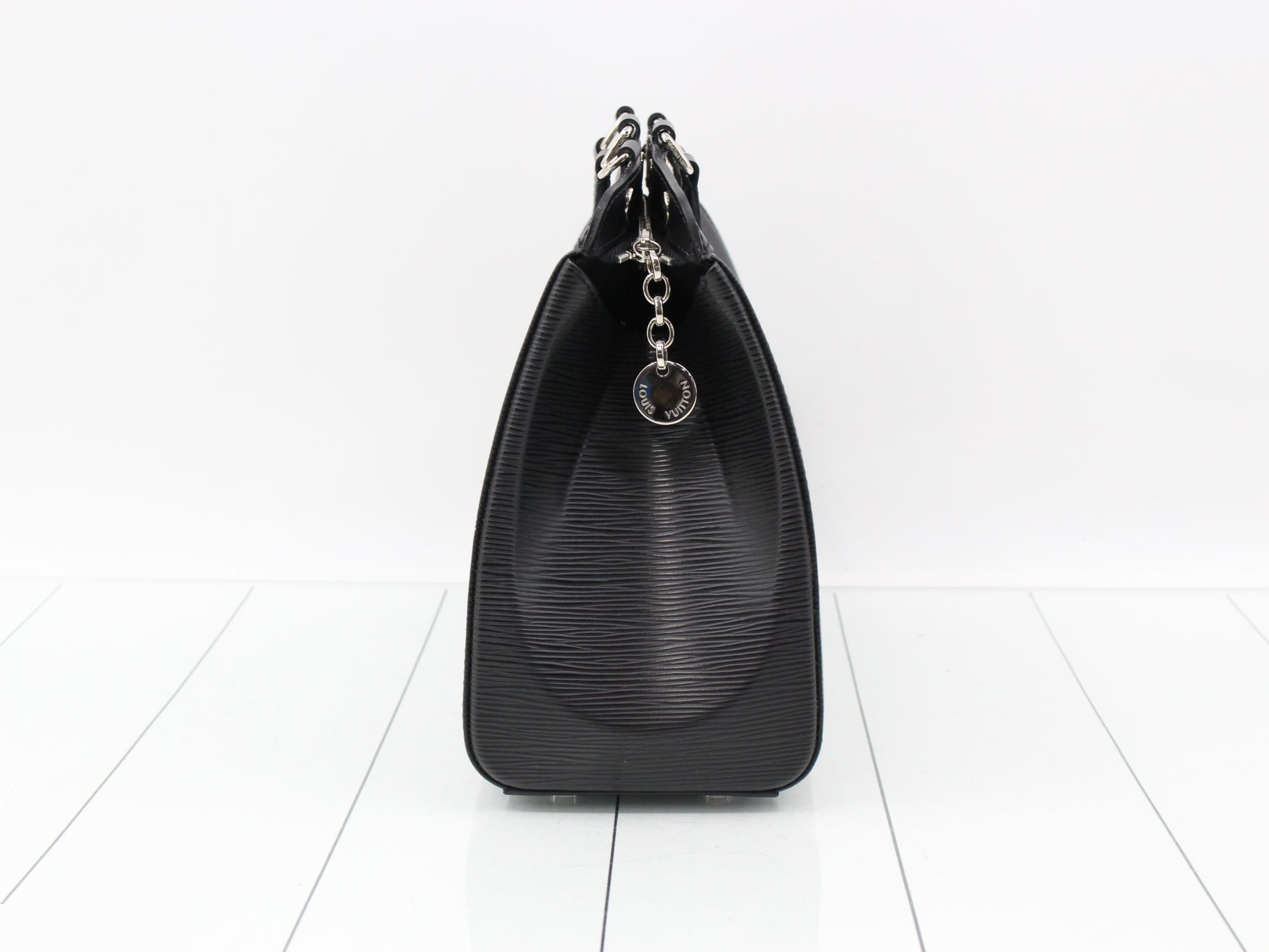 Epi Blair MM Noir 2-Way Handbag — view 4
