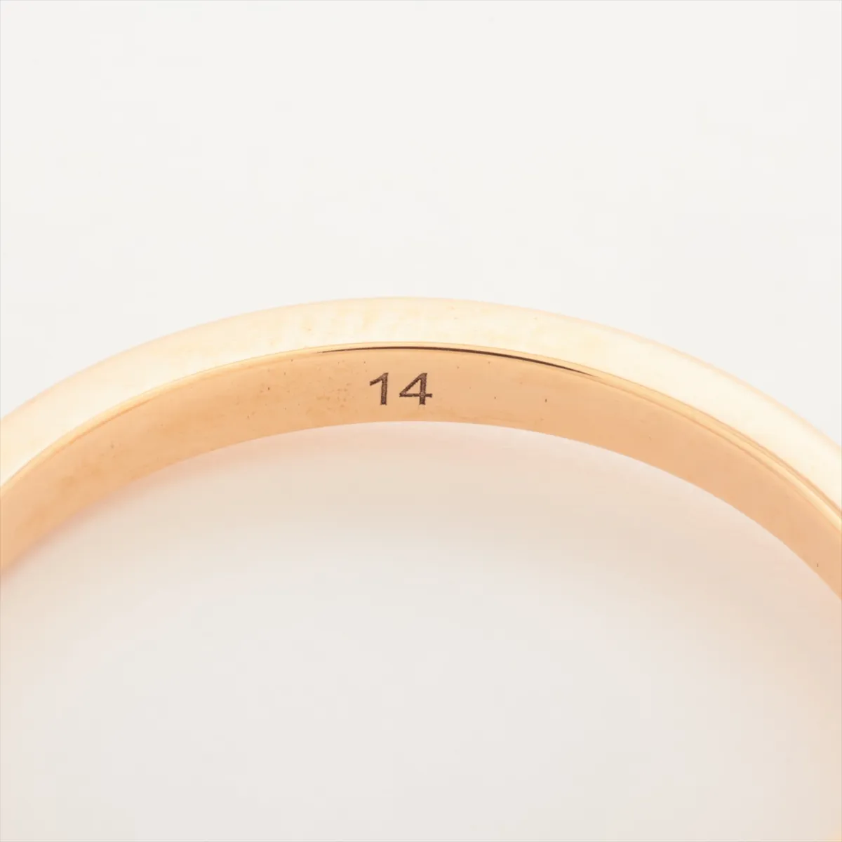 GG Running Diamond Ring, 750 (PG), 2.5g, 14 stones, — view 5