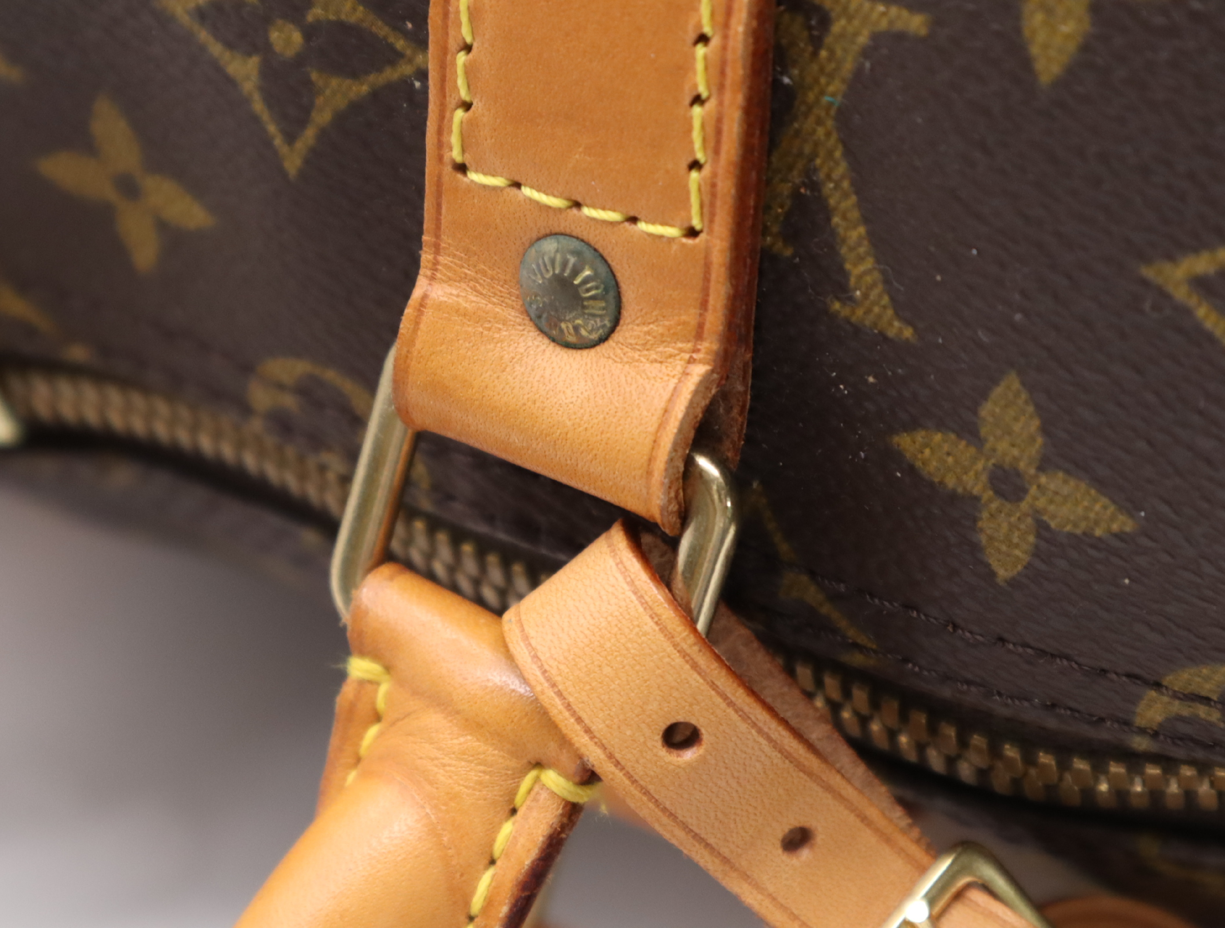 M41424 Monogram Keepall 55 Boston Bag with Name Tag and Handle — view 10