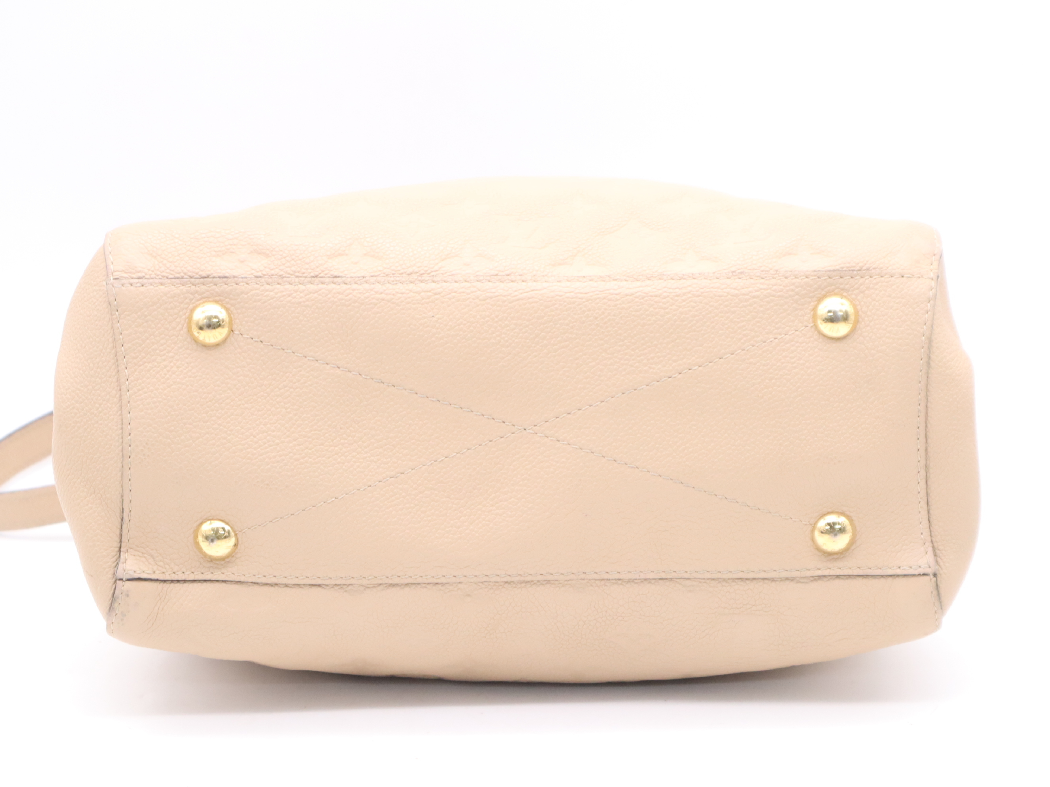 M41152 Empreinte Montaigne MM Dune Shoulder Bag with Shoulder Strap, Padlock, Key, and Clochette — view 4