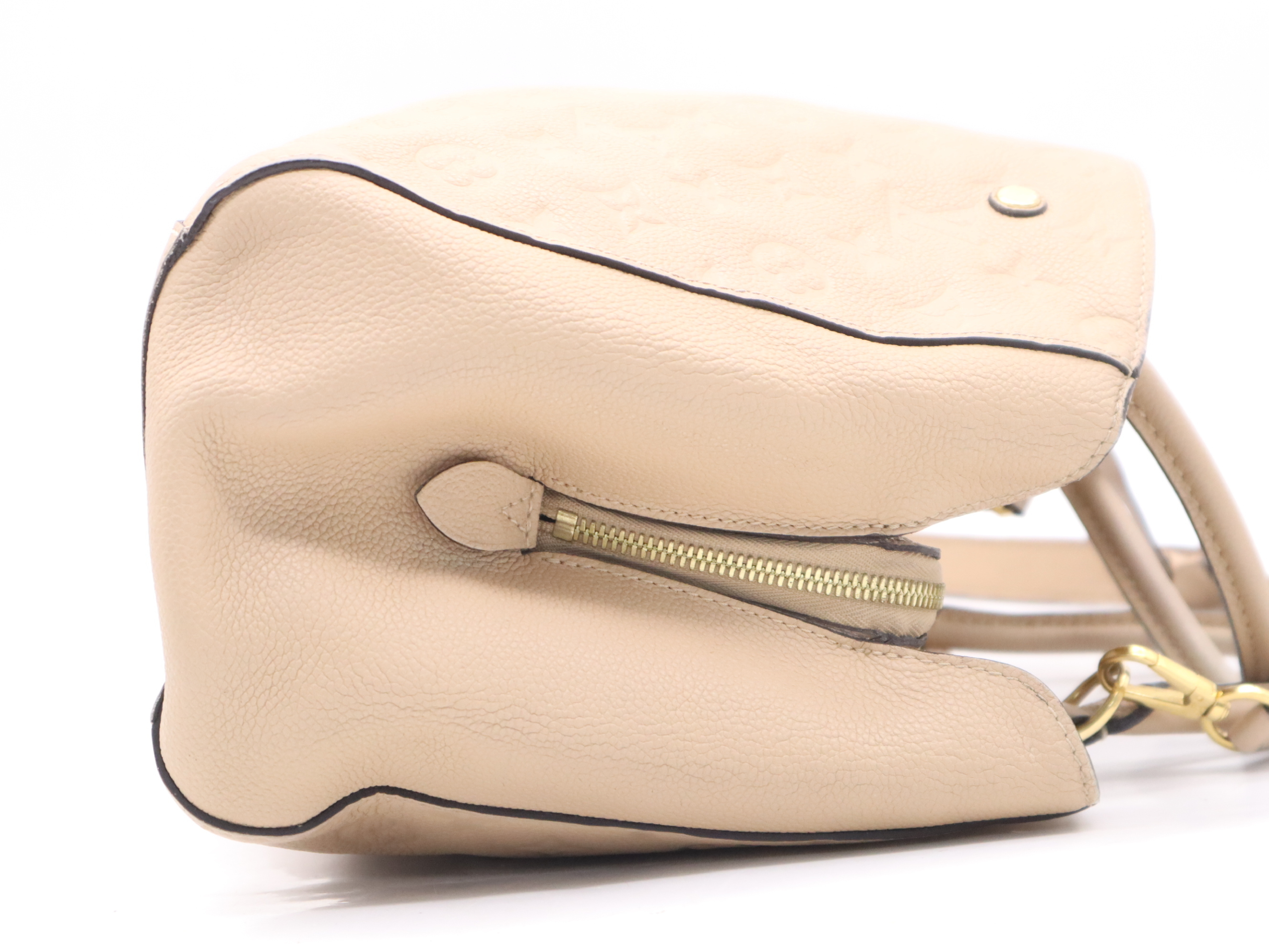 M41152 Empreinte Montaigne MM Dune Shoulder Bag with Shoulder Strap, Padlock, Key, and Clochette — view 5