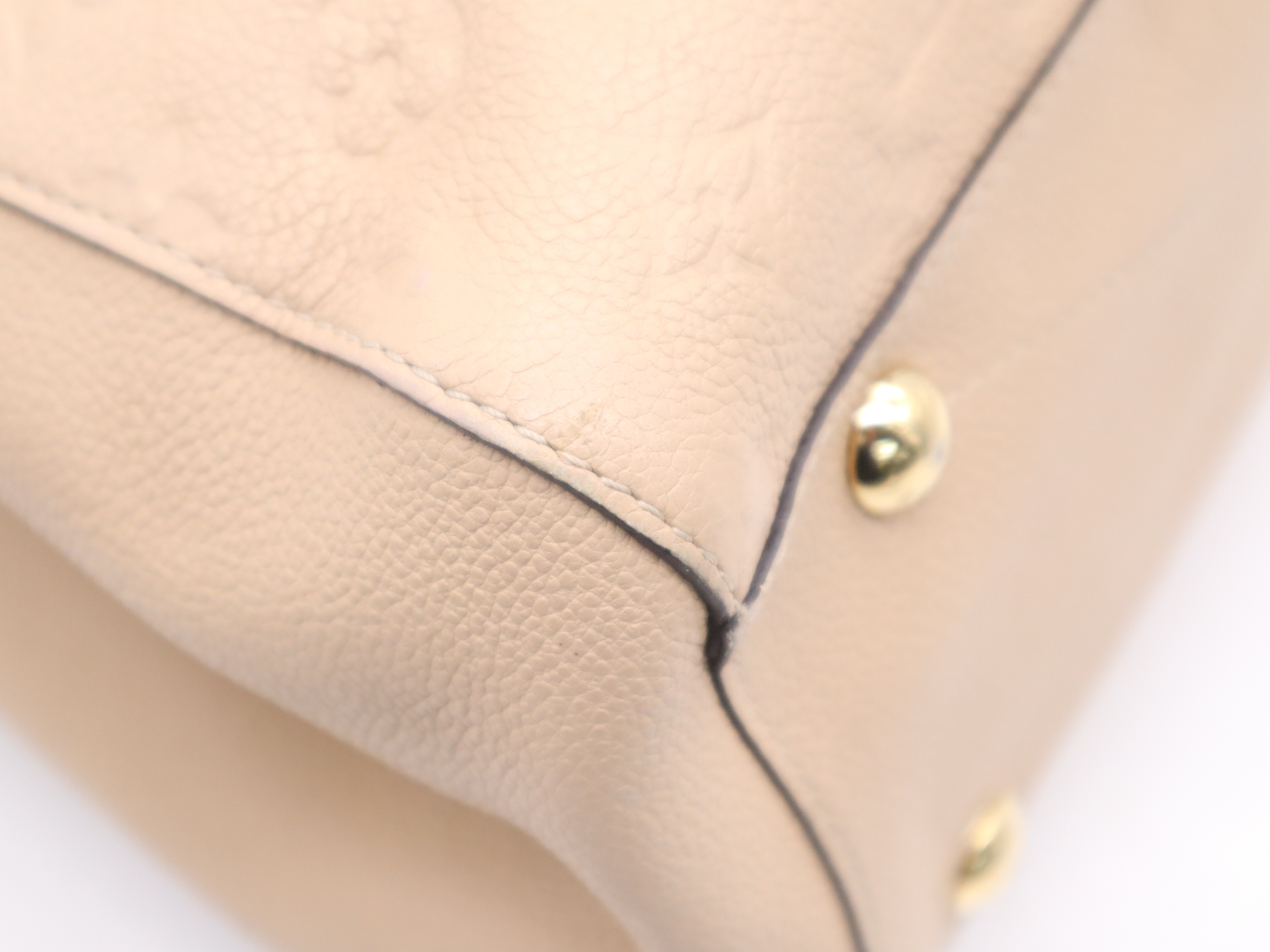 M41152 Empreinte Montaigne MM Dune Shoulder Bag with Shoulder Strap, Padlock, Key, and Clochette — view 9