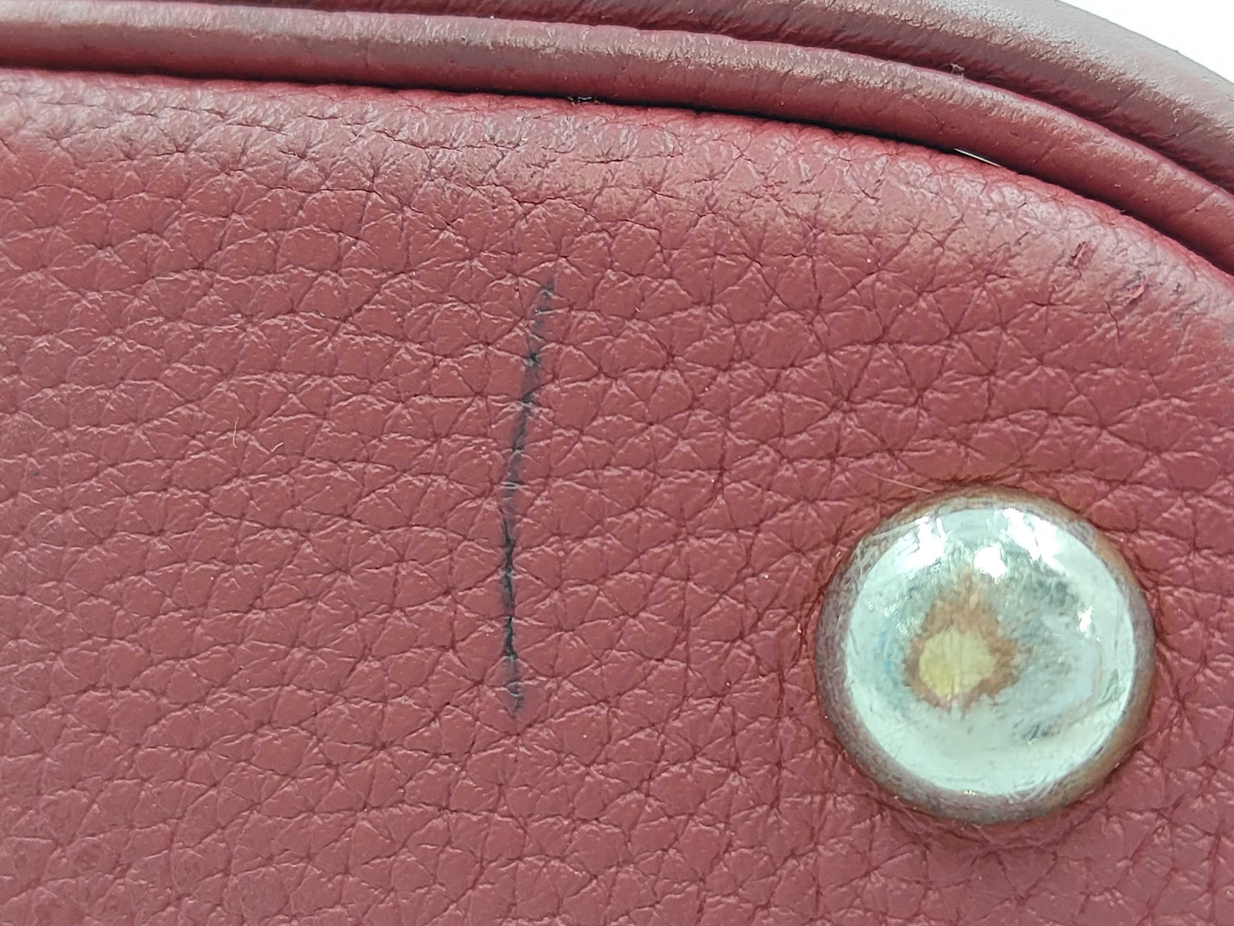 Bolide 31 Taurillon Clemence Bordeaux Handbag — view 13