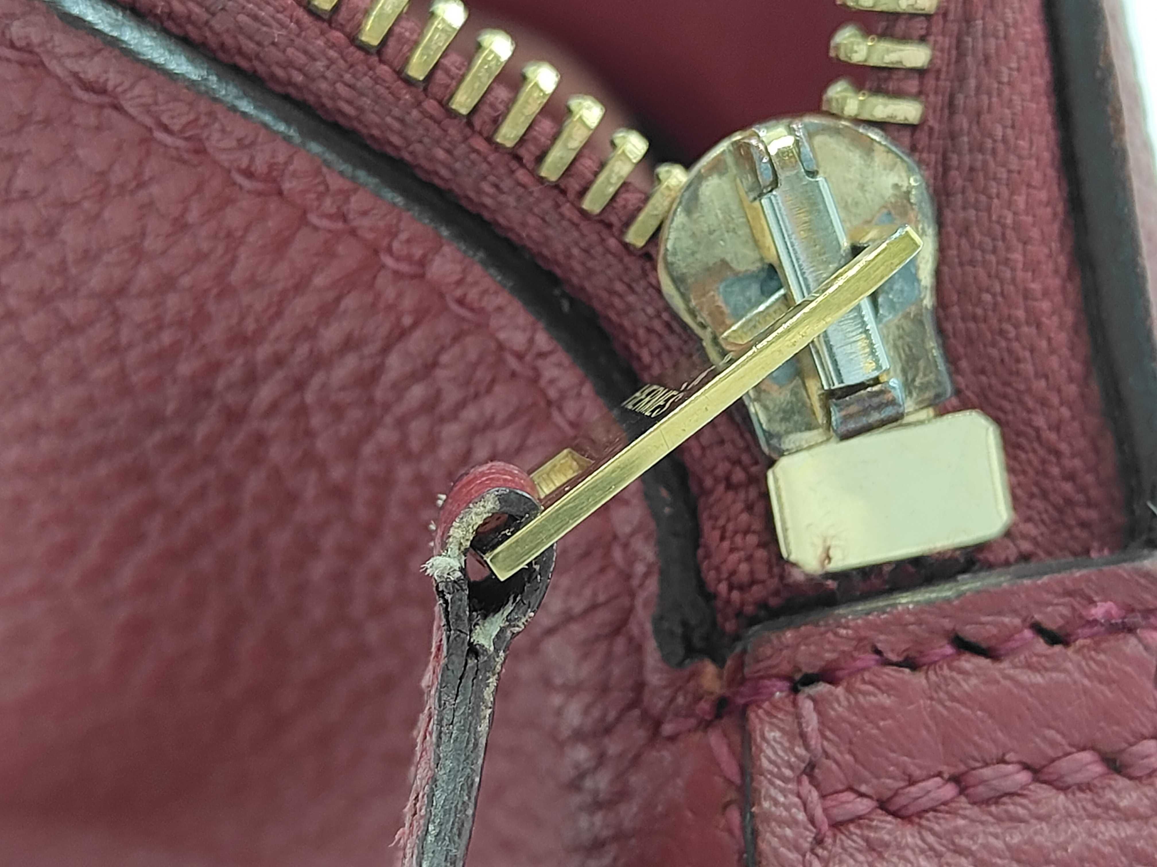 Bolide 31 Taurillon Clemence Bordeaux Handbag — view 15