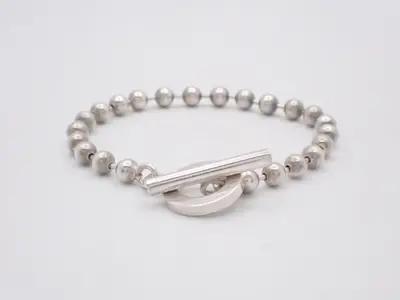 Ball chain bracelet, SV925 / 15.2g, wrist circumference approx. 17cm