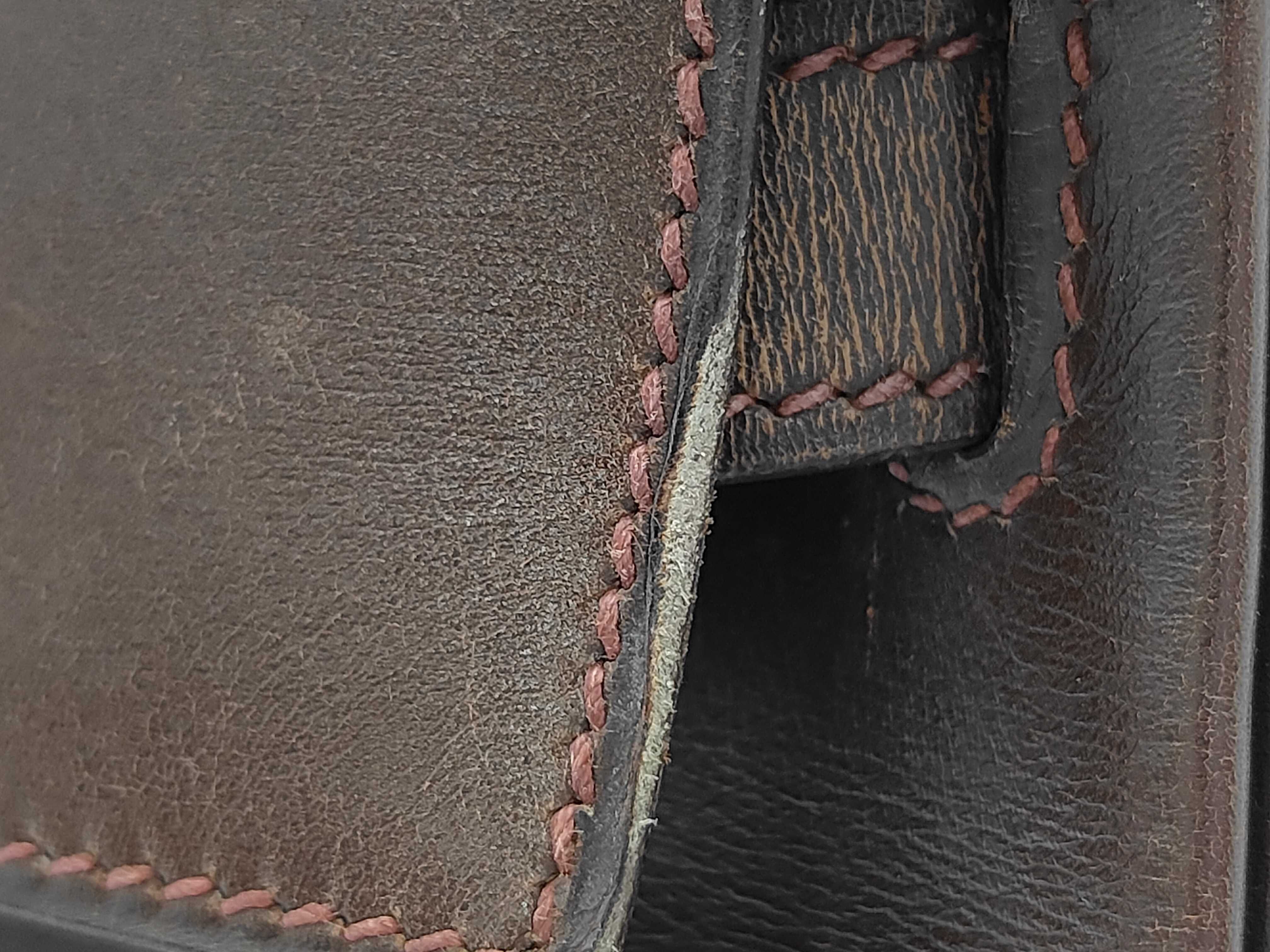 Kelly 32 Box Calf Leather, Brown, Gold Hardware, E Handbag — view 11
