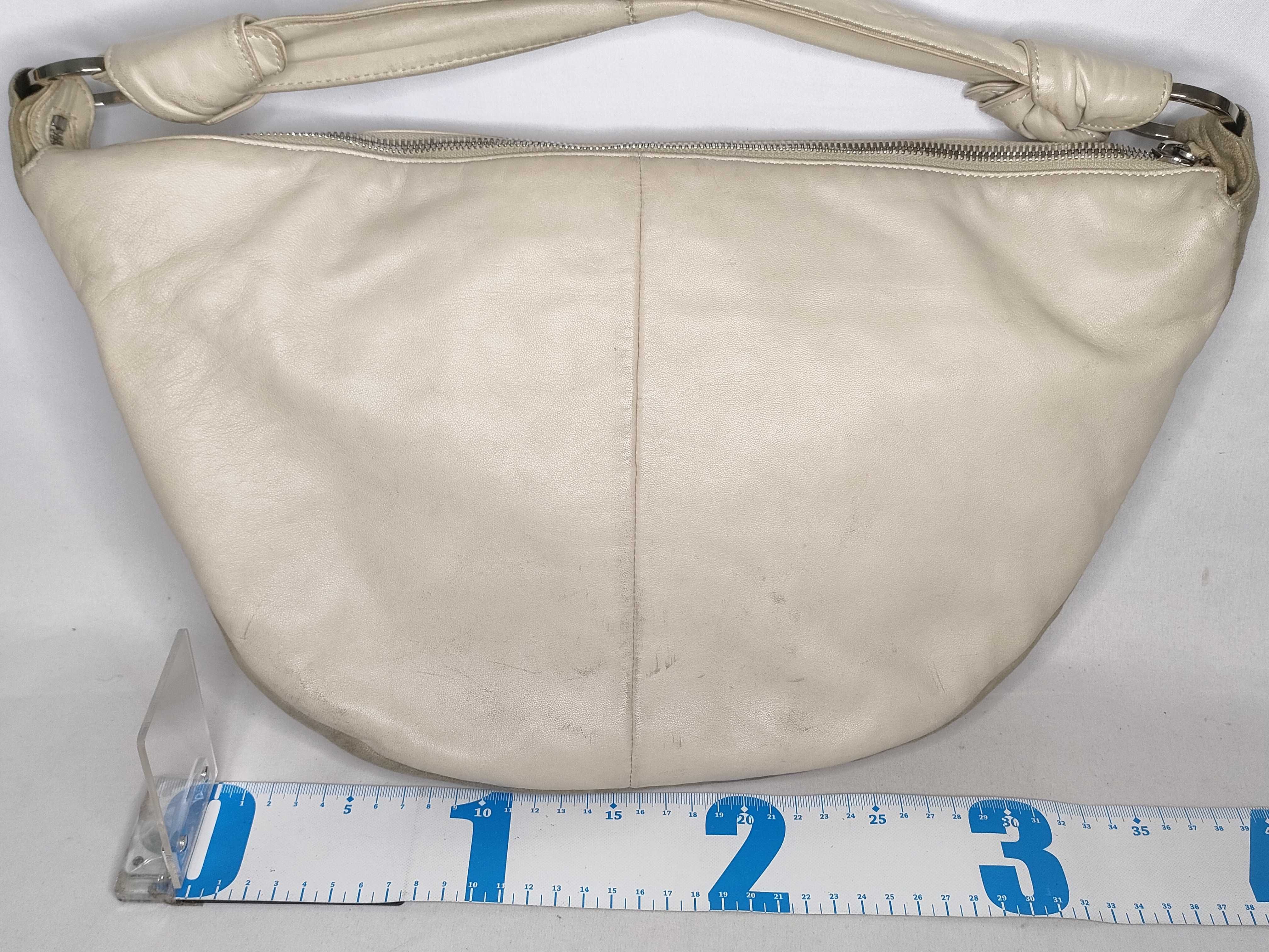 Nappa Leather One-Shoulder Anagram Shoulder Bag — view 2