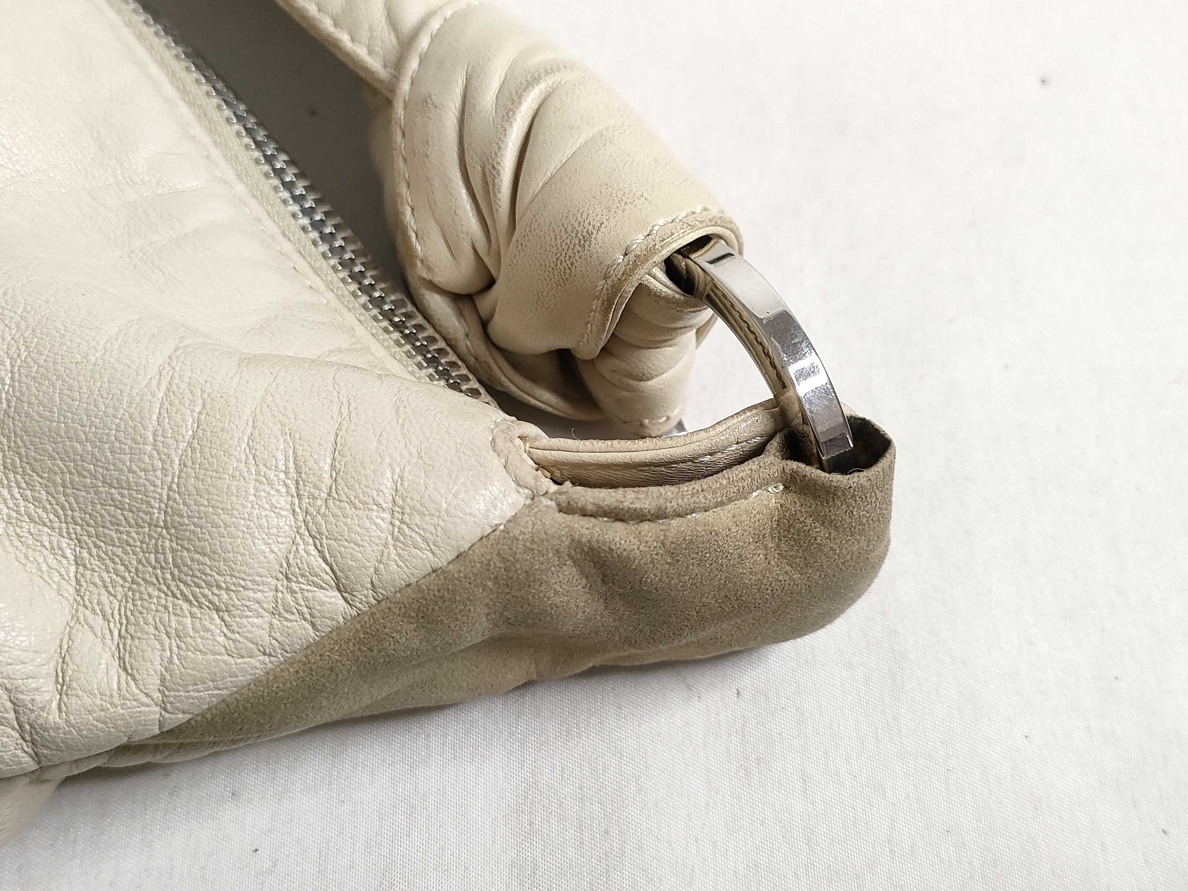 Nappa Leather One-Shoulder Anagram Shoulder Bag — view 5