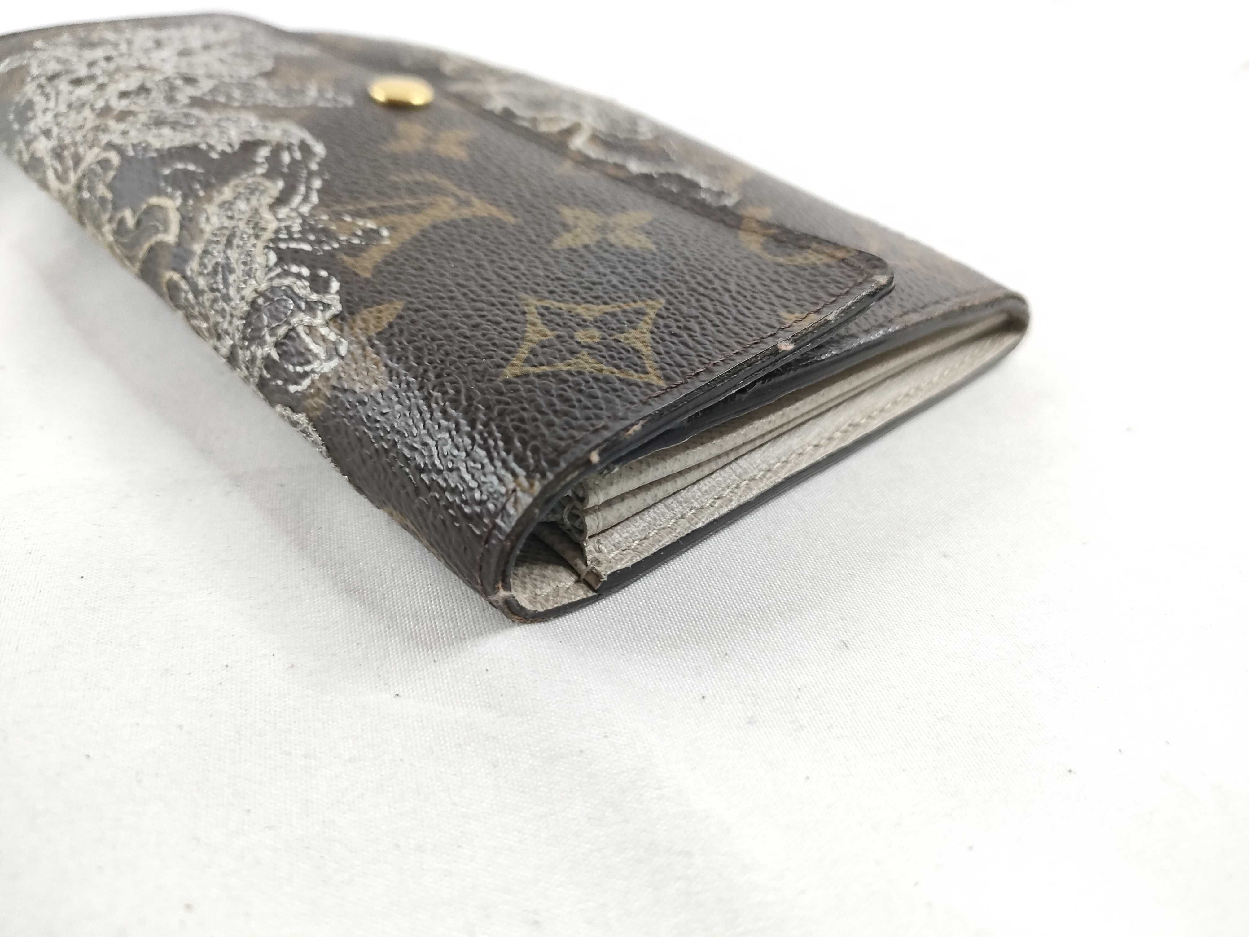Monogram Vuitton Monogram Lace Long Wallet — view 4