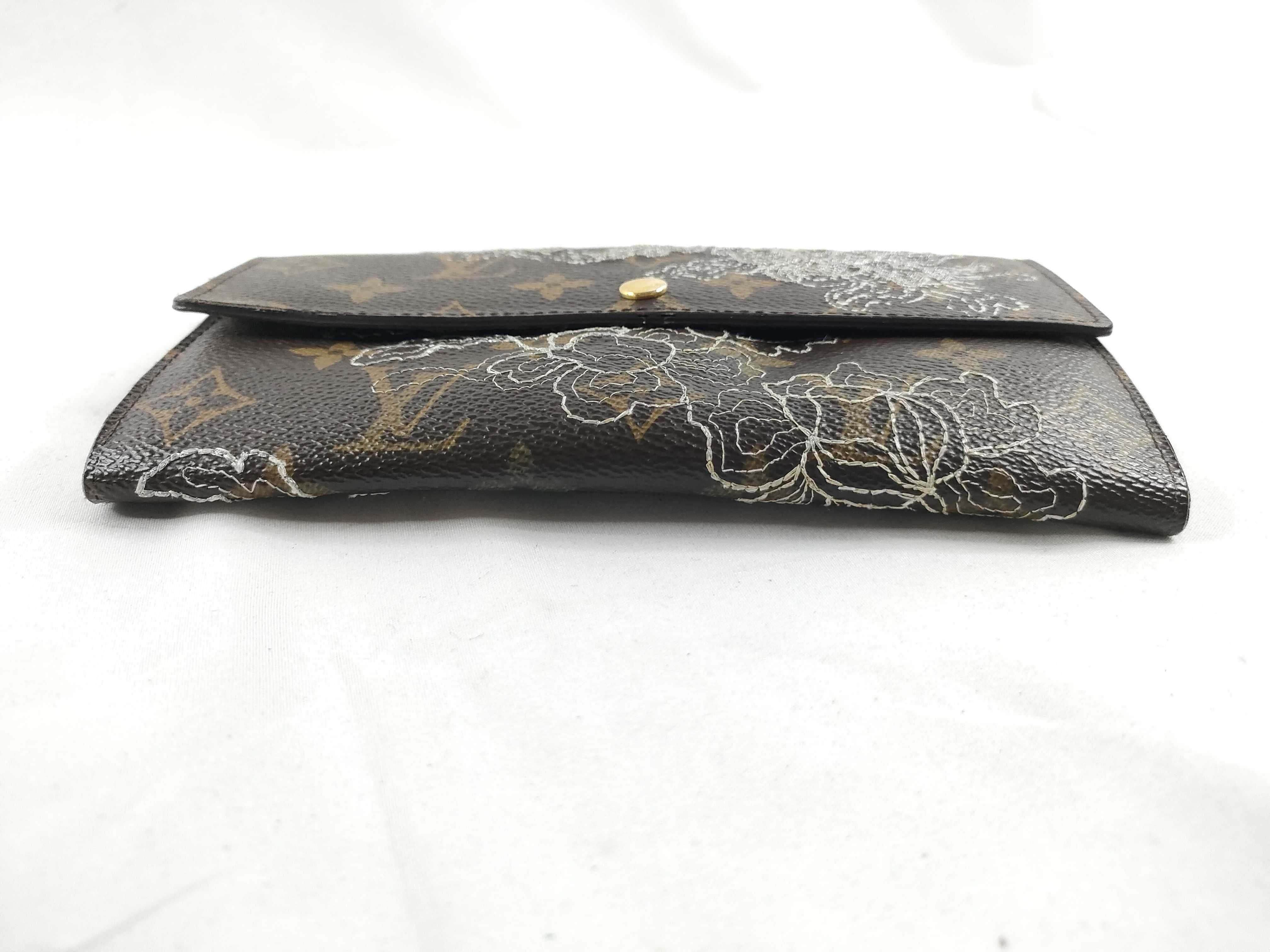 Monogram Vuitton Monogram Lace Long Wallet — view 6