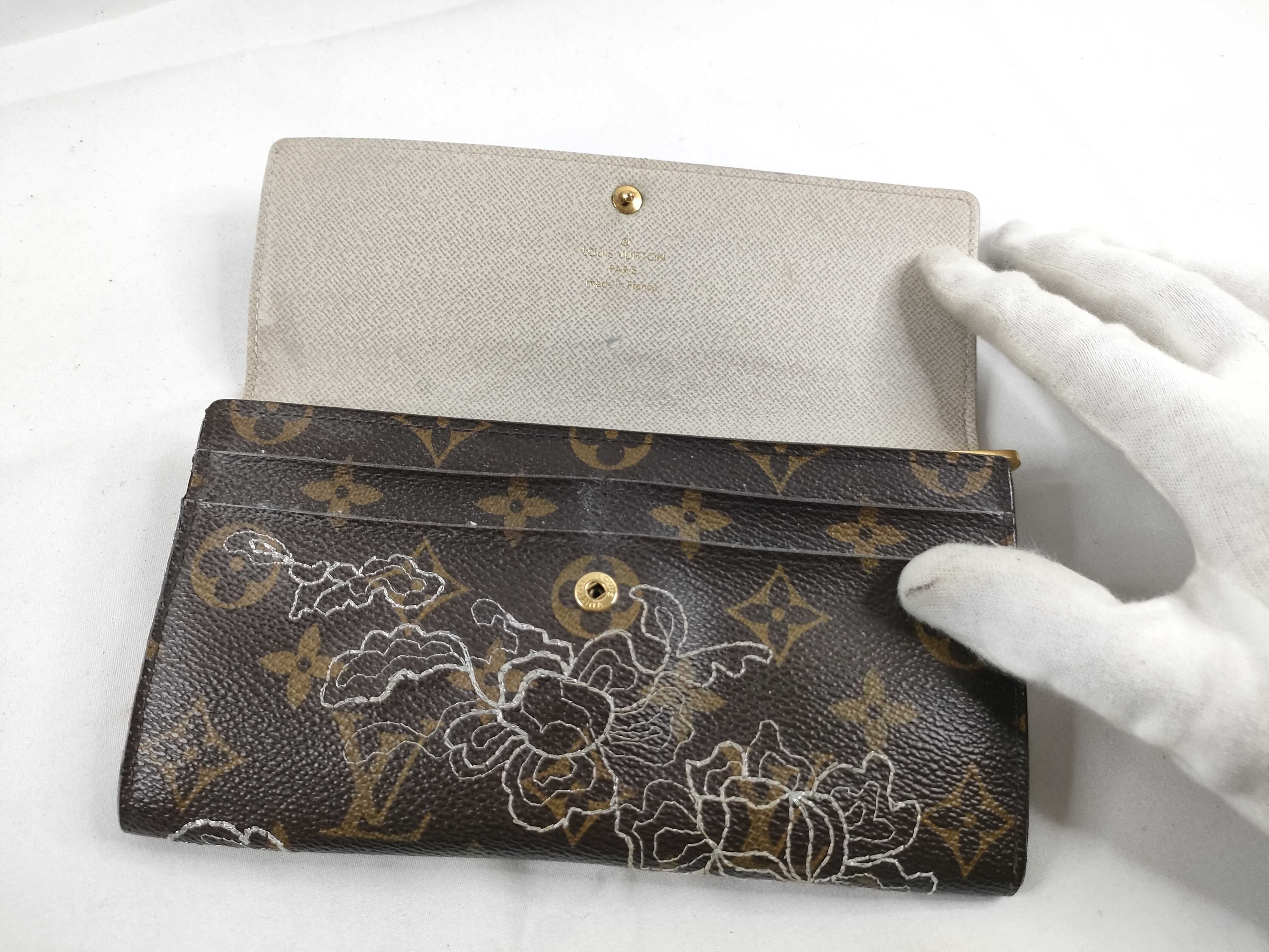 Monogram Vuitton Monogram Lace Long Wallet — view 8