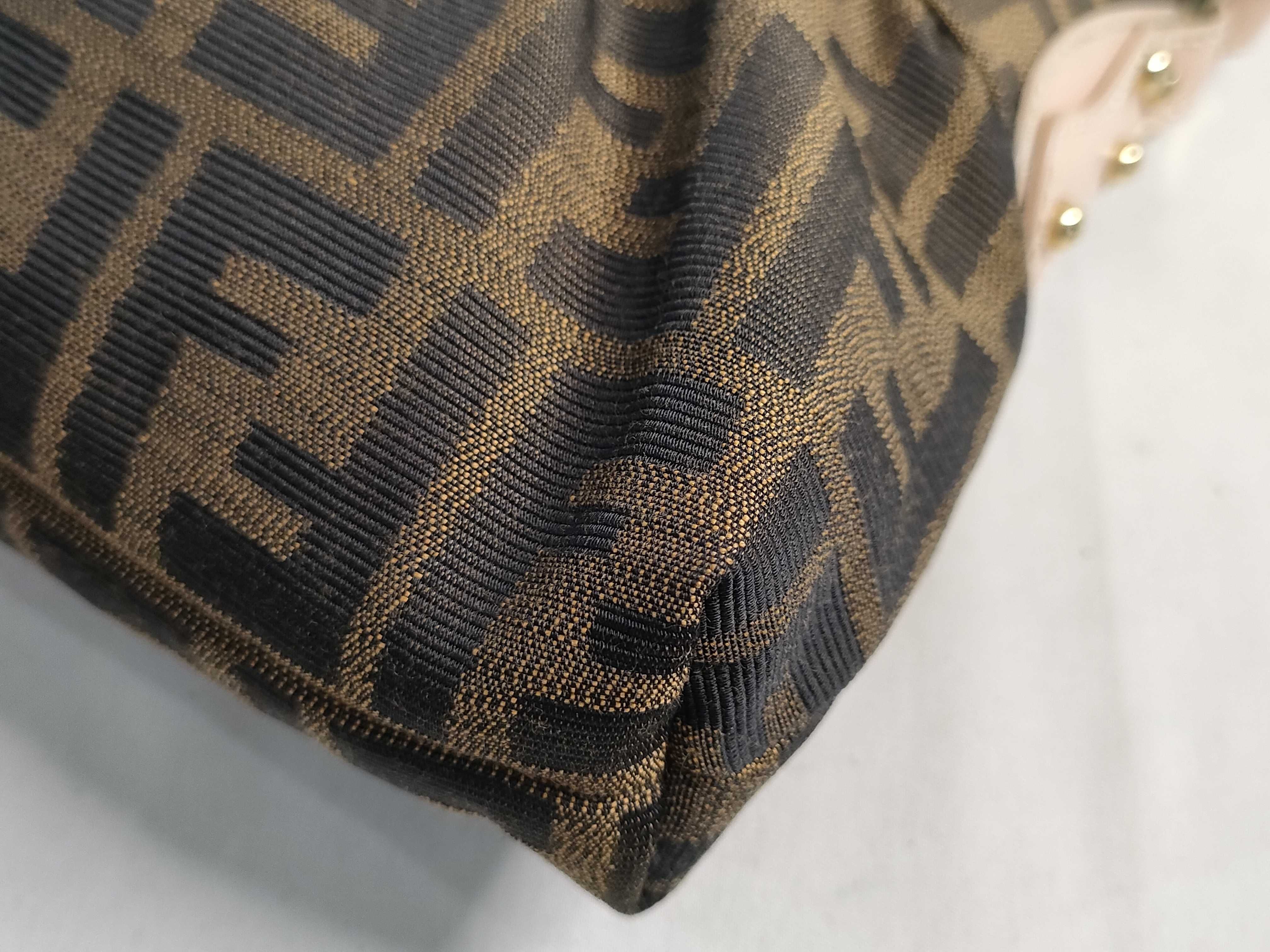 Zucca pattern Fendi Zucca canvas x leather shoulder bag Brown 8BR445 Shoulder bag — view 6