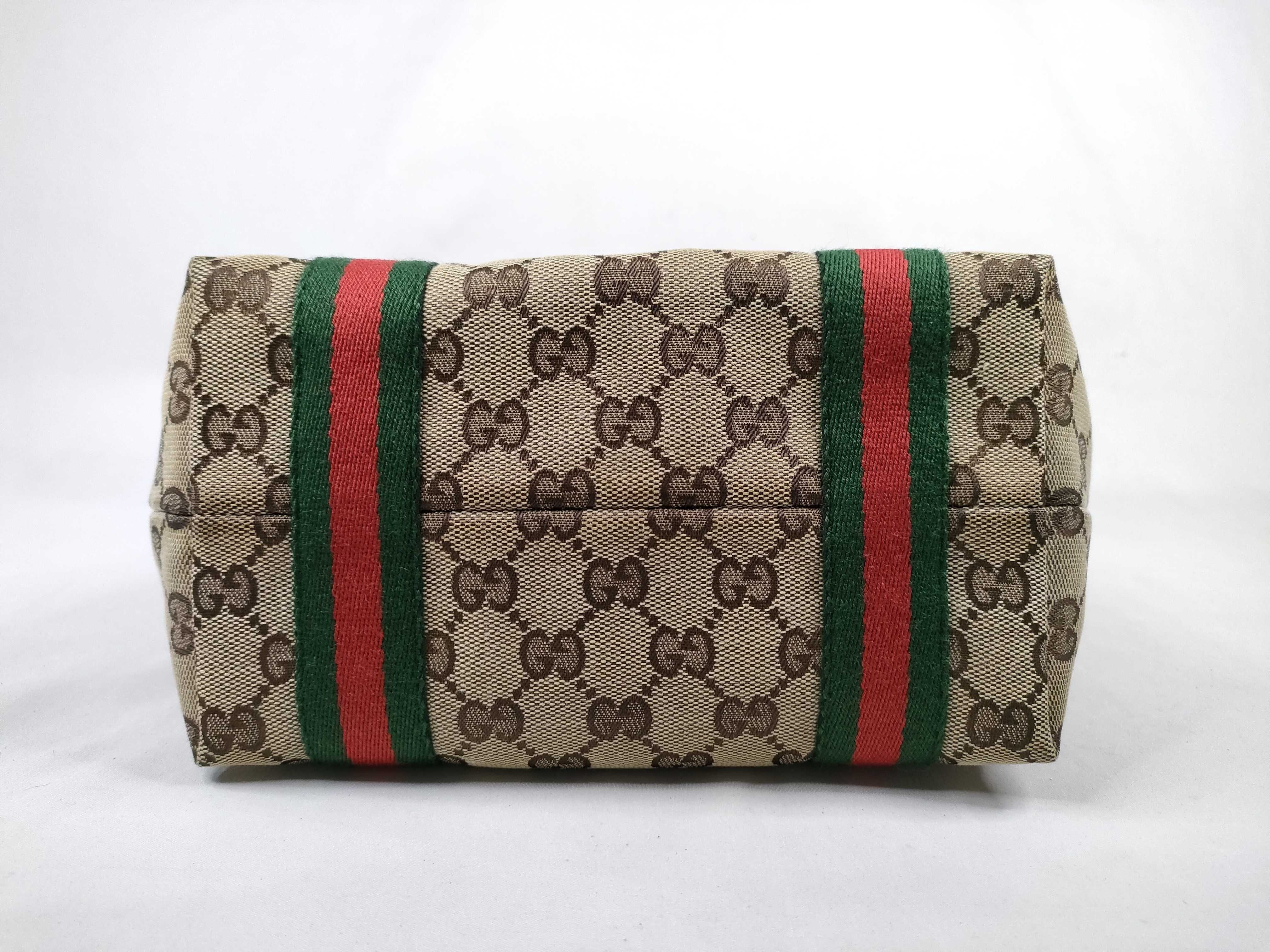 Mini Handbag, Canvas, Sherry Line — view 7