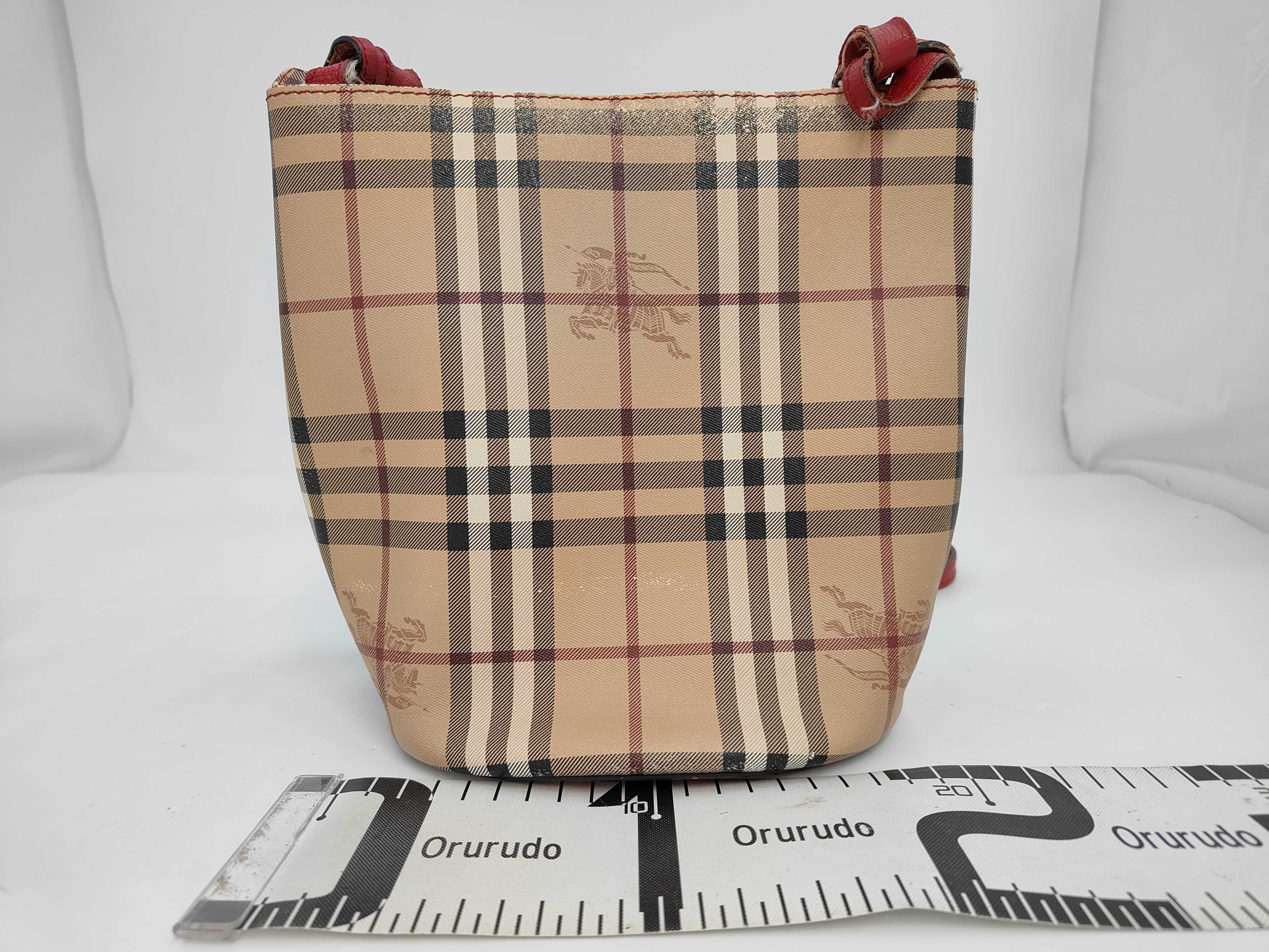 Nova Check Pattern Drawstring Shoulder Bag — view 2