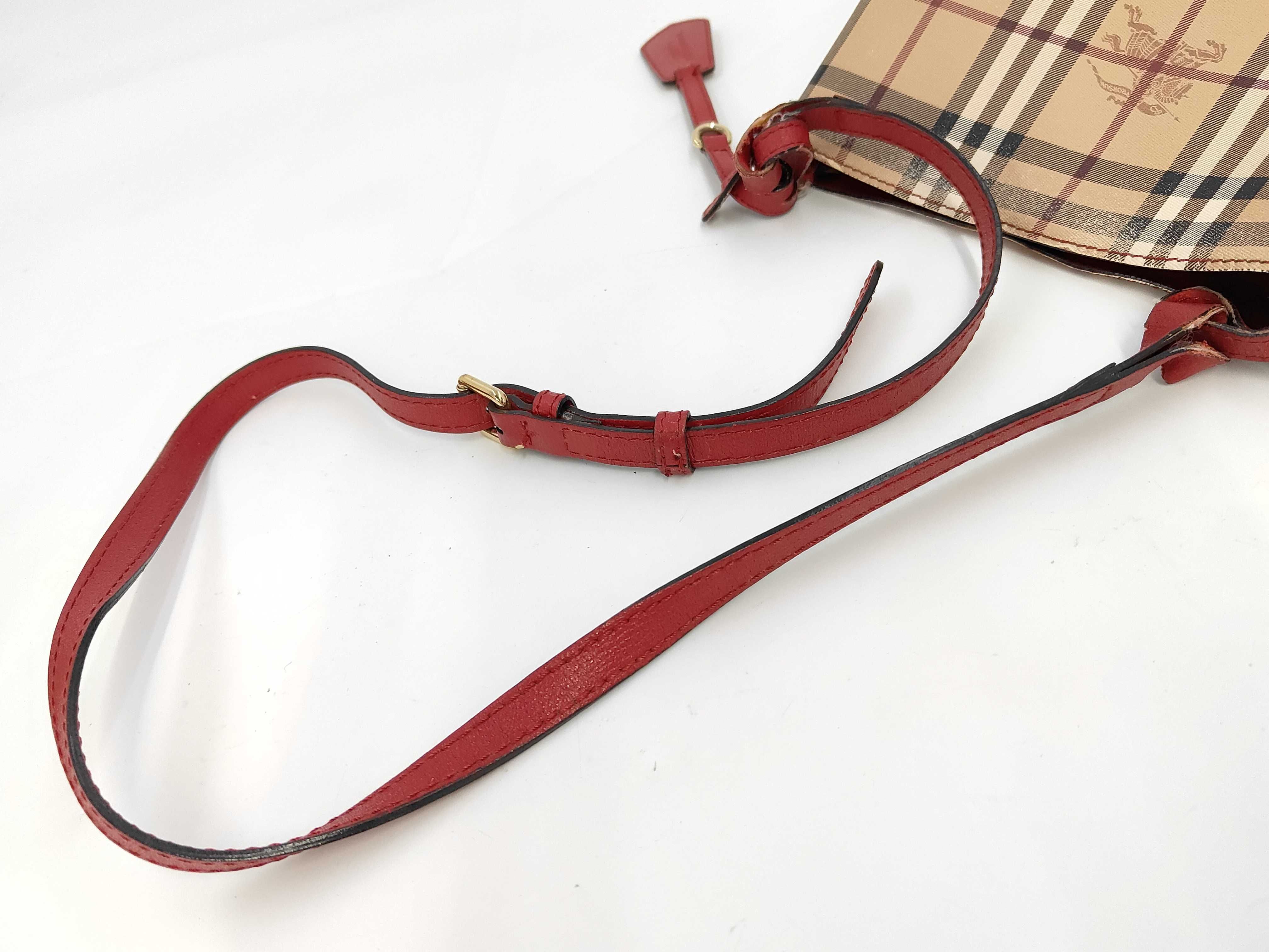 Nova Check Pattern Drawstring Shoulder Bag — view 3