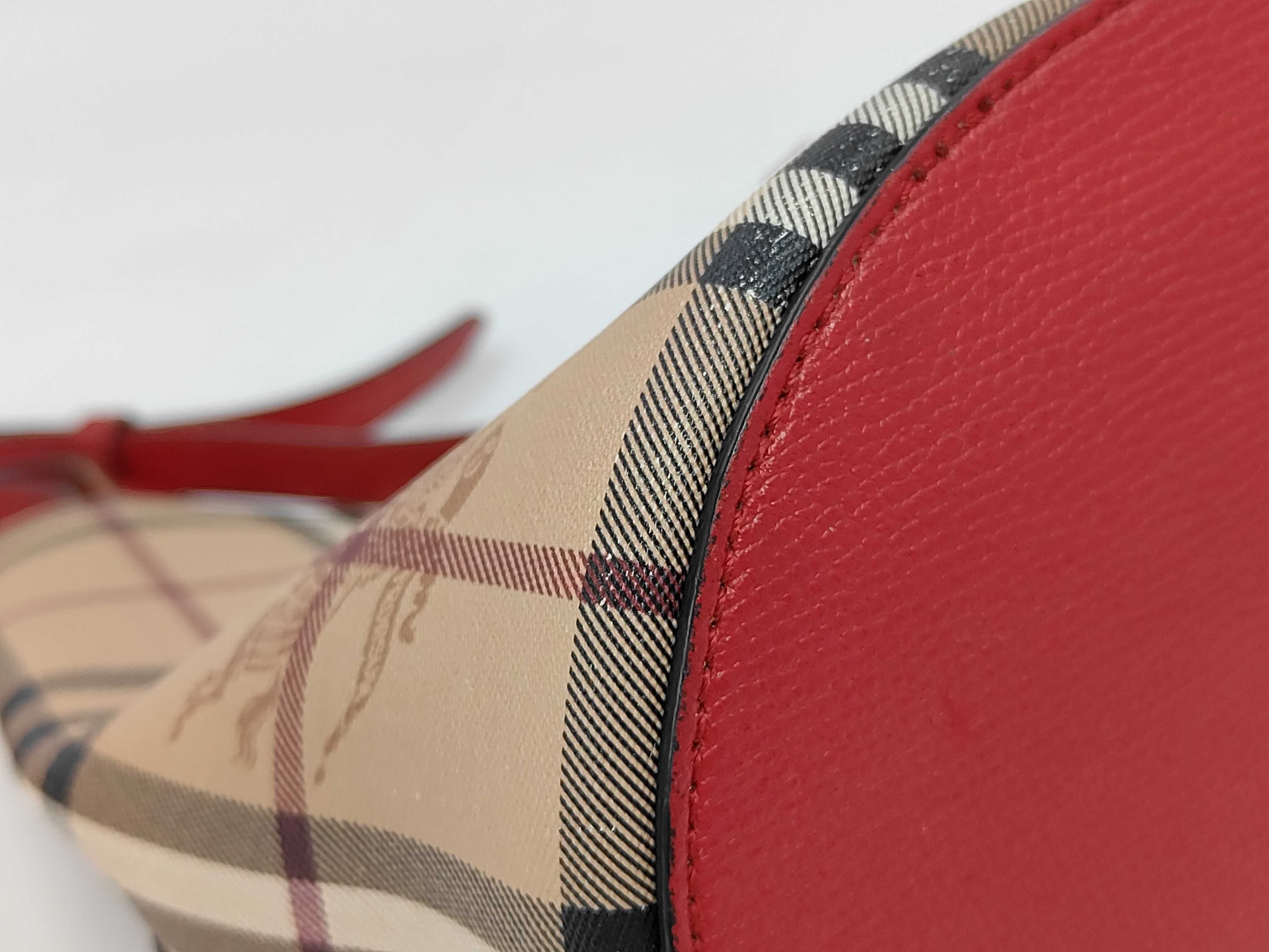 Nova Check Pattern Drawstring Shoulder Bag — view 6