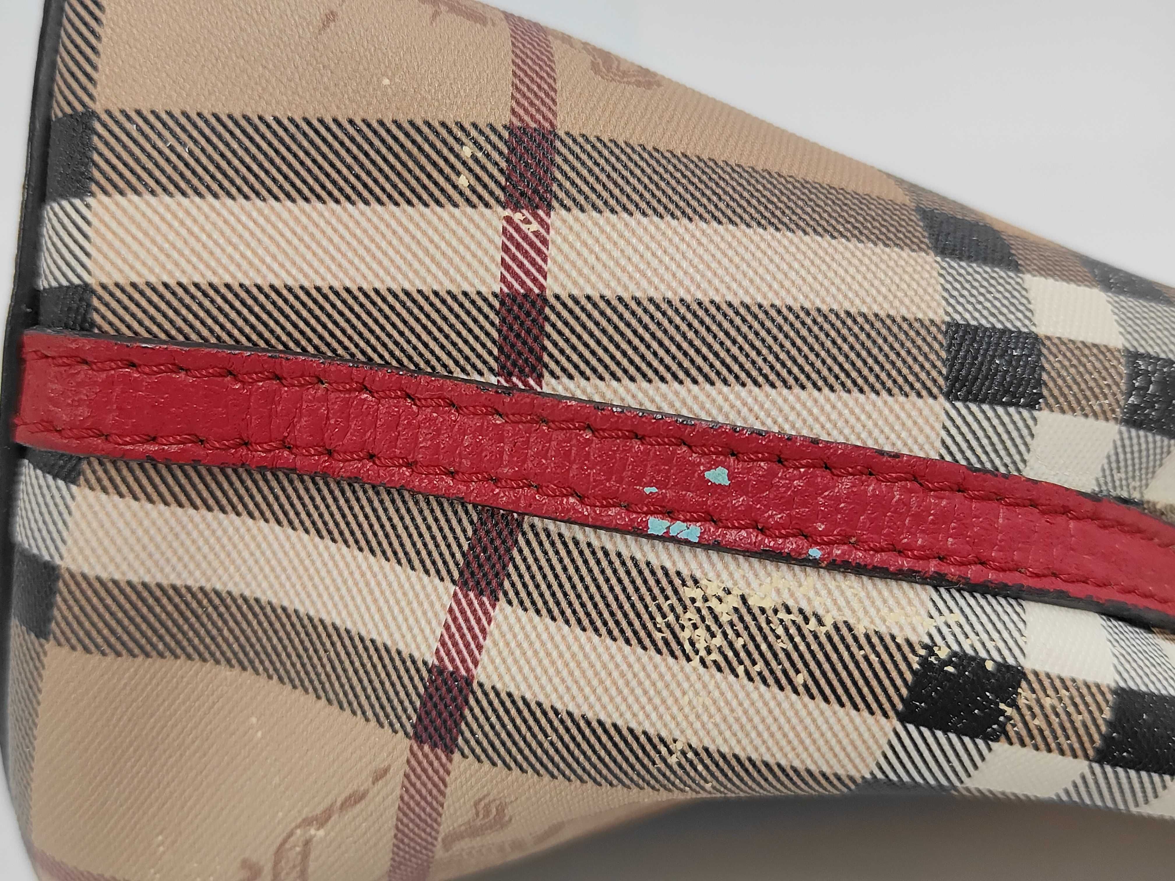 Nova Check Pattern Drawstring Shoulder Bag — view 8