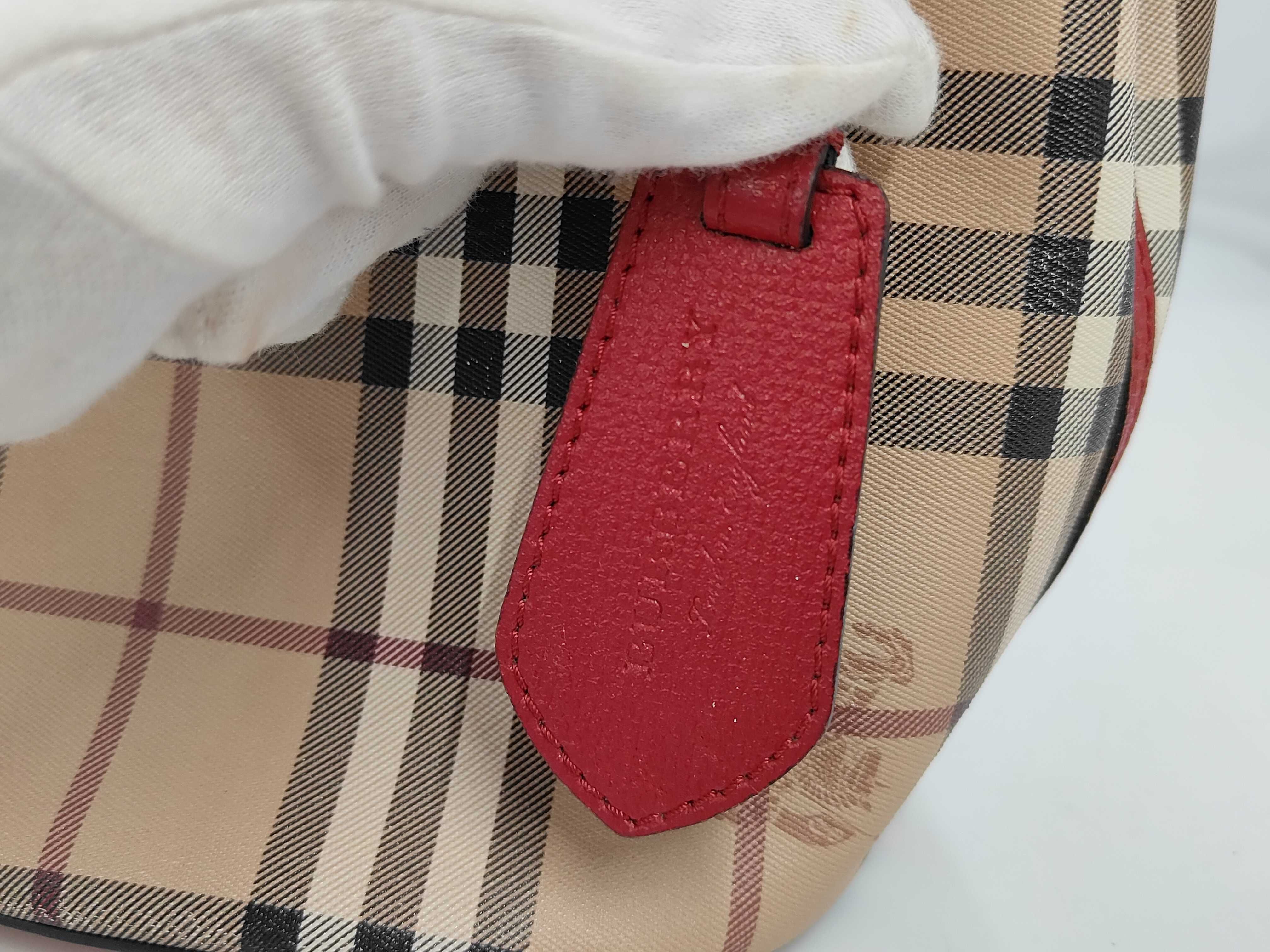 Nova Check Pattern Drawstring Shoulder Bag — view 10