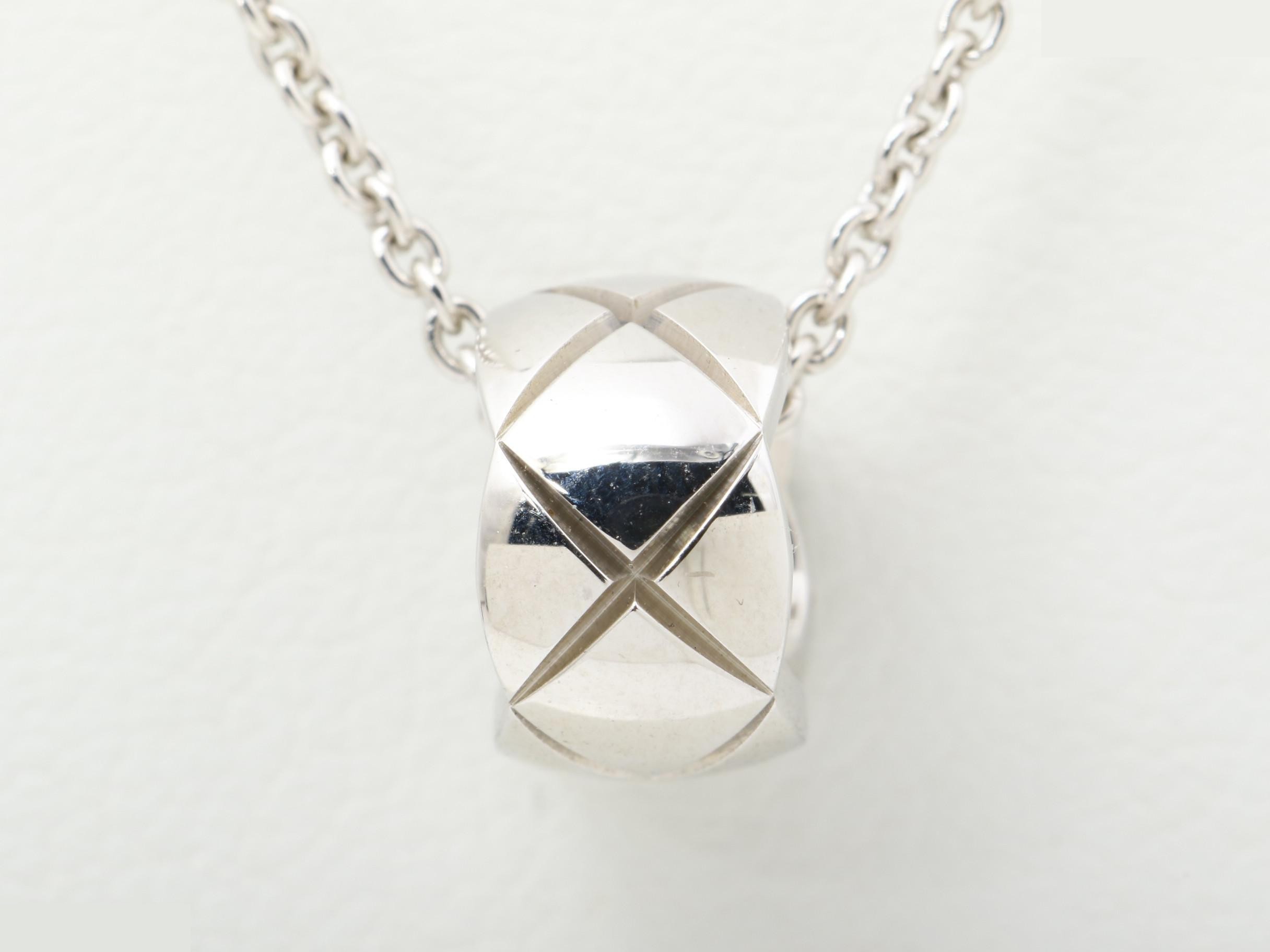 Coco Crush Necklace, 750WG, 5.5g, Chain approx. 46cm — view 2