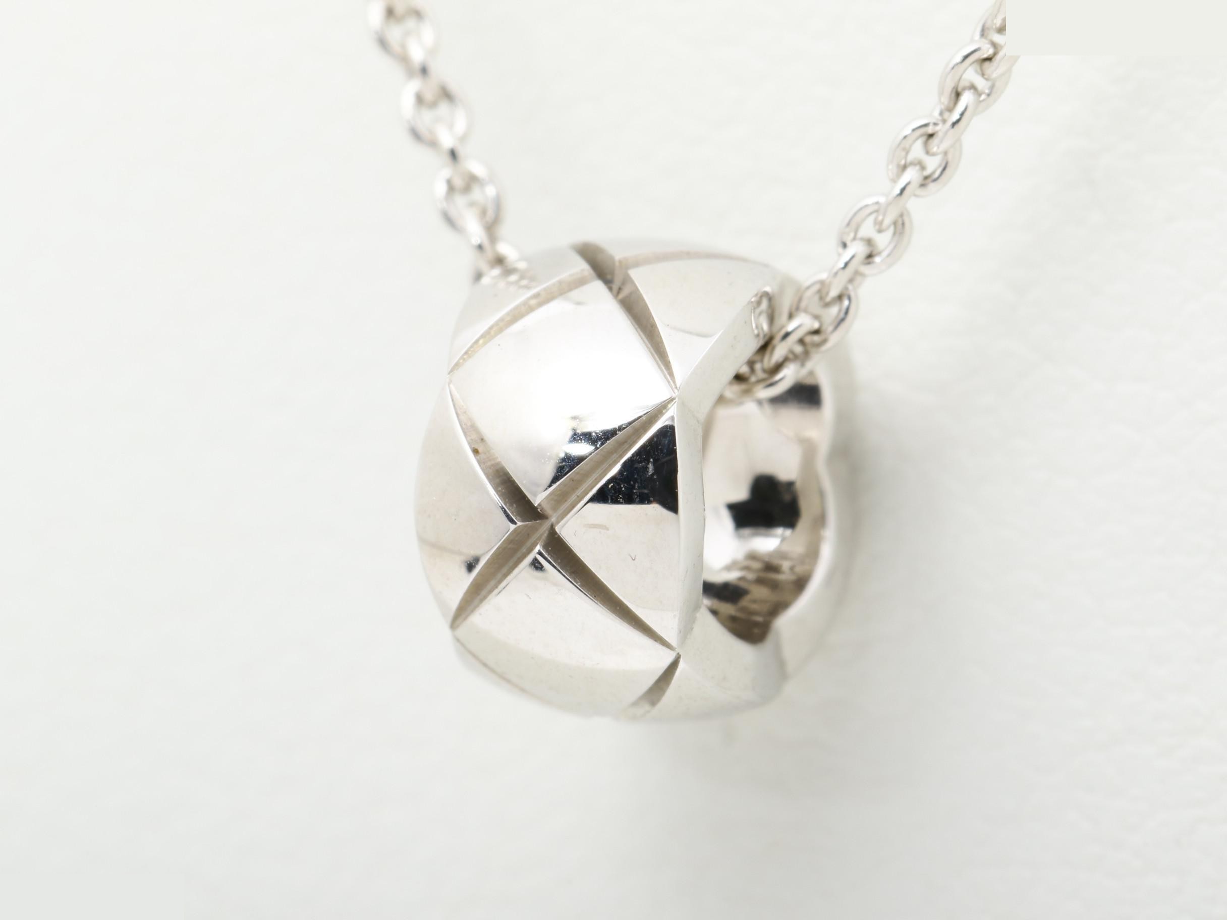 Coco Crush Necklace, 750WG, 5.5g, Chain approx. 46cm — view 3