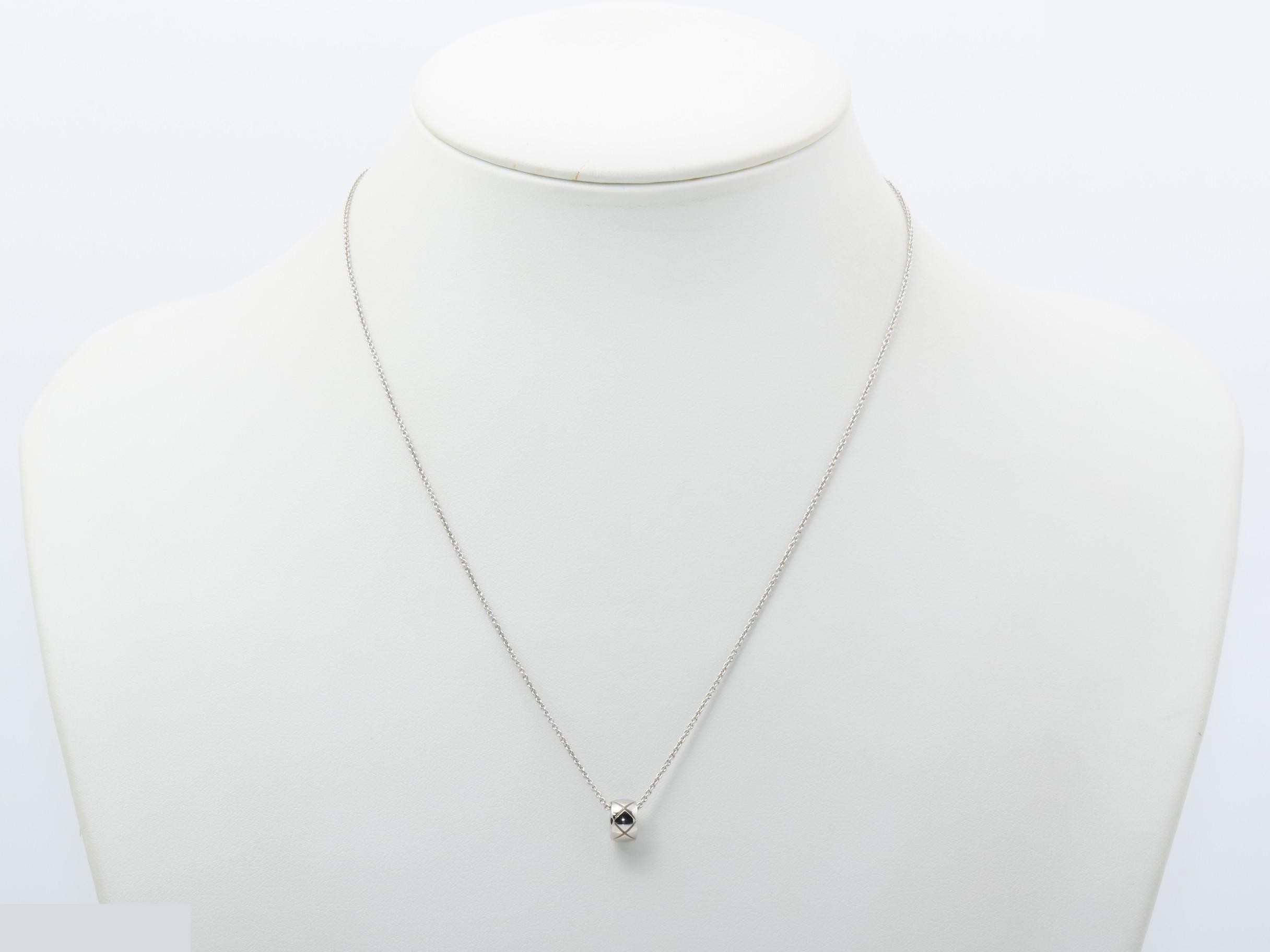 Coco Crush Necklace, 750WG, 5.5g, Chain approx. 46cm — view 6