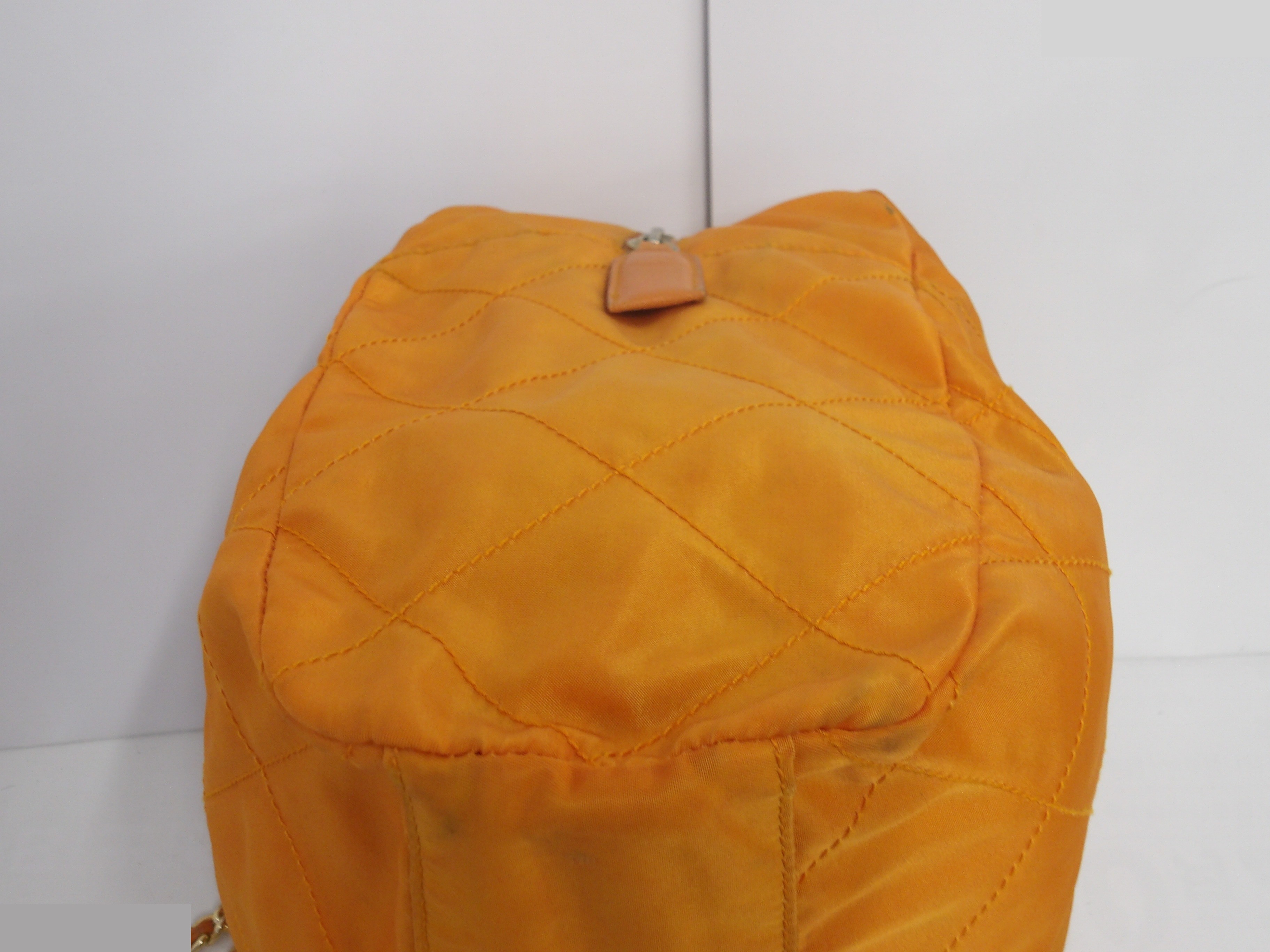 Triangle Logo Plate Double Chain Shoulder Bag — view 10