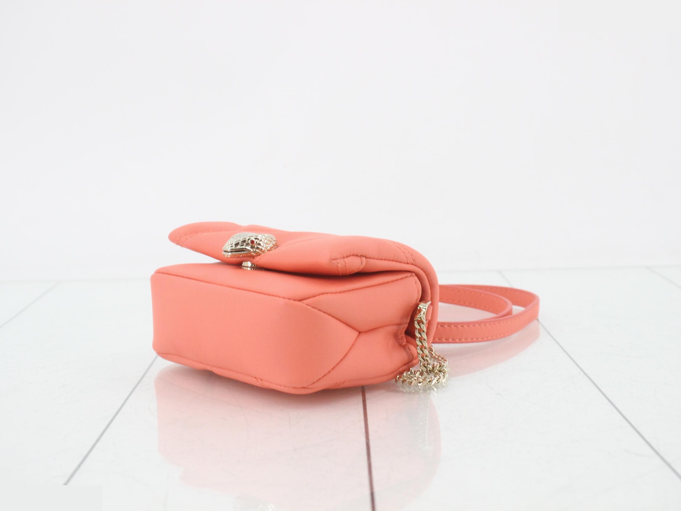 Shoulder bag, Serpenti, cabochon, micro leather — view 6